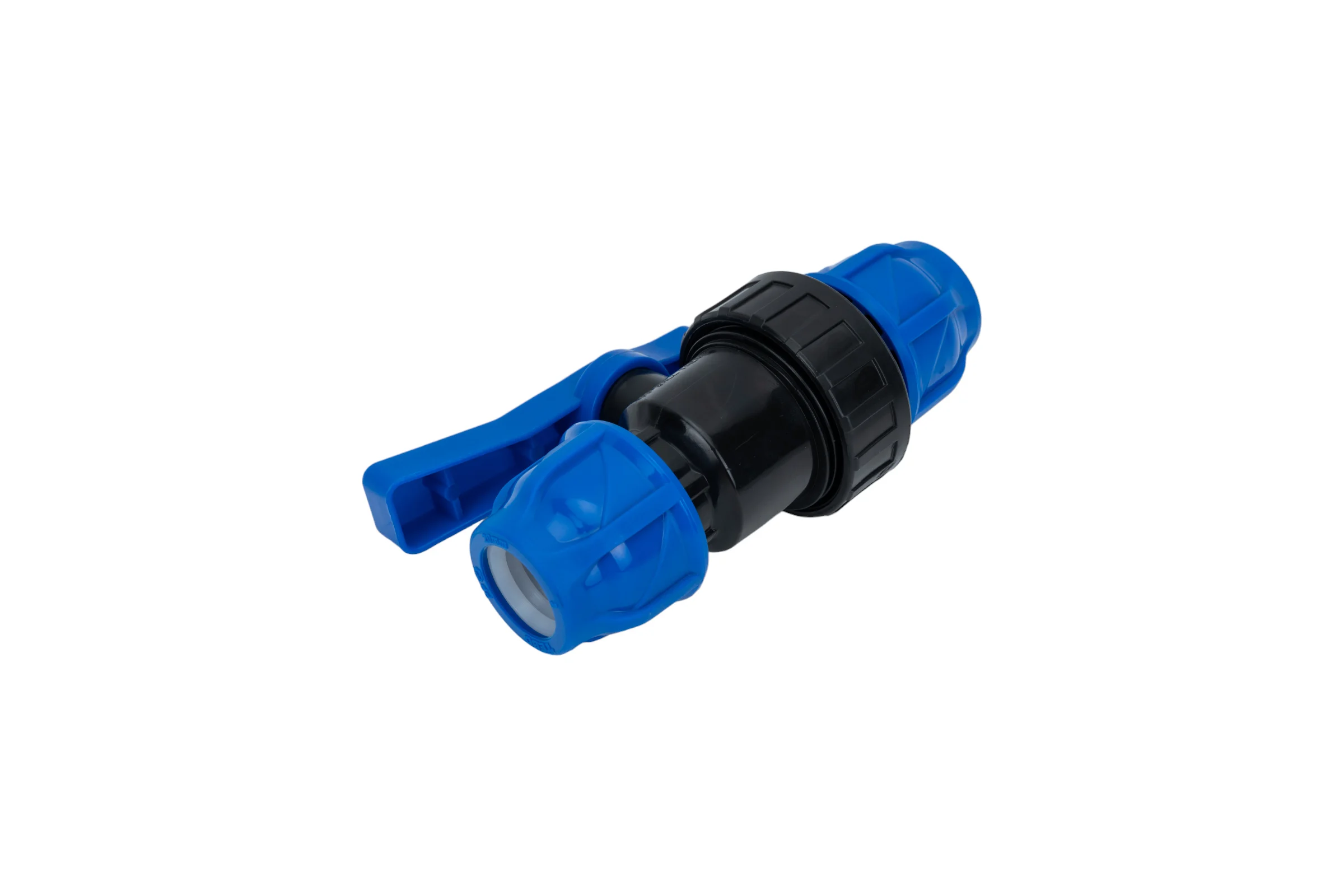 Компрессионный шаровой кран ПНД TEBO 20x20 T-ПНД.Кш.0.20-20.CN