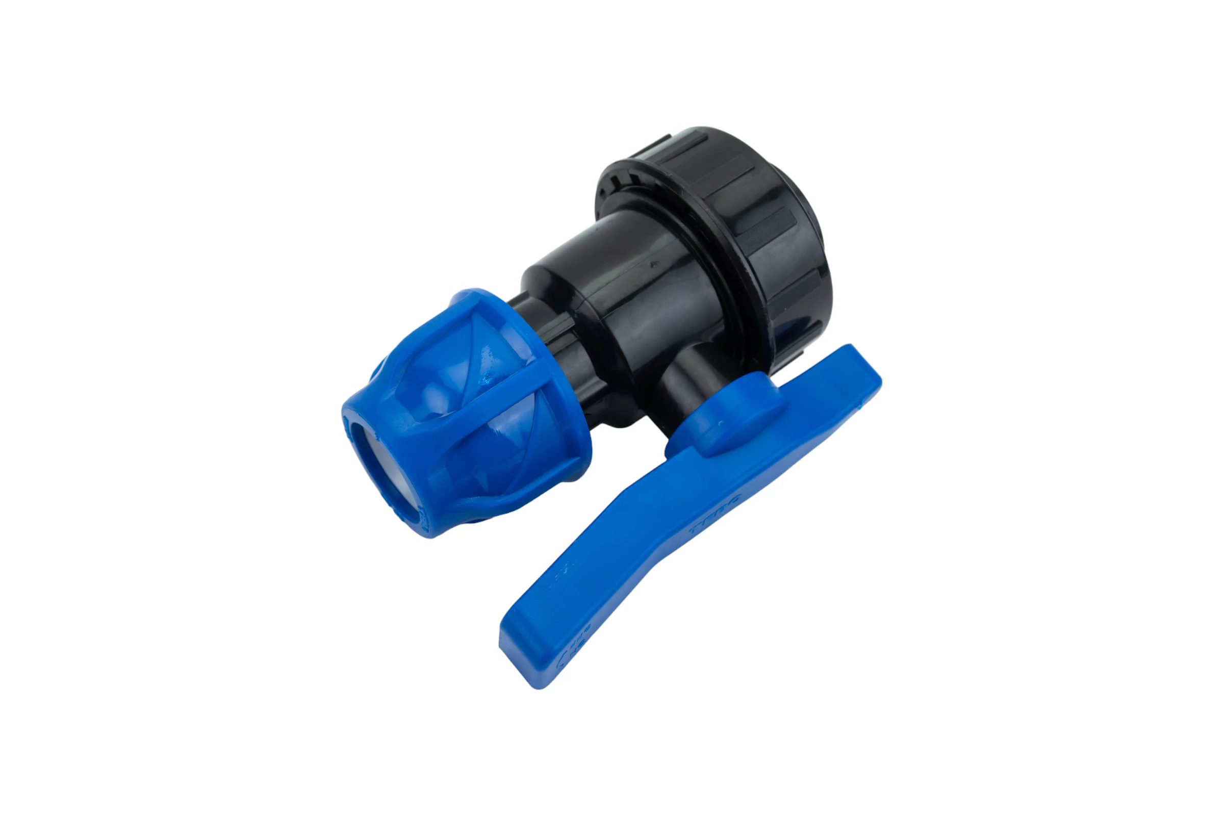 Кран шаровой компрессионный TEBO ПНД 20x1/2" вн. резьба T-ПНД.Кш.4.20-12.CN