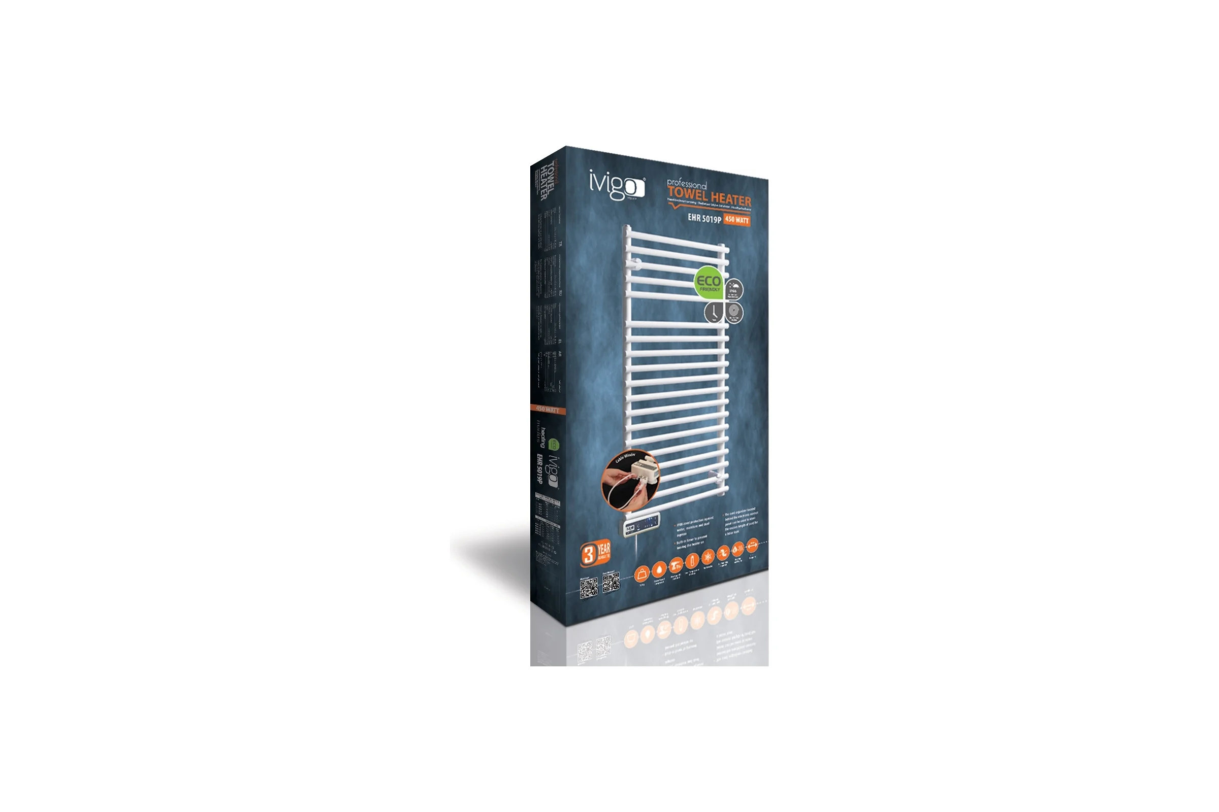 Полотенцесушитель IVIGO EHR 5019 PRO 450Вт 8407