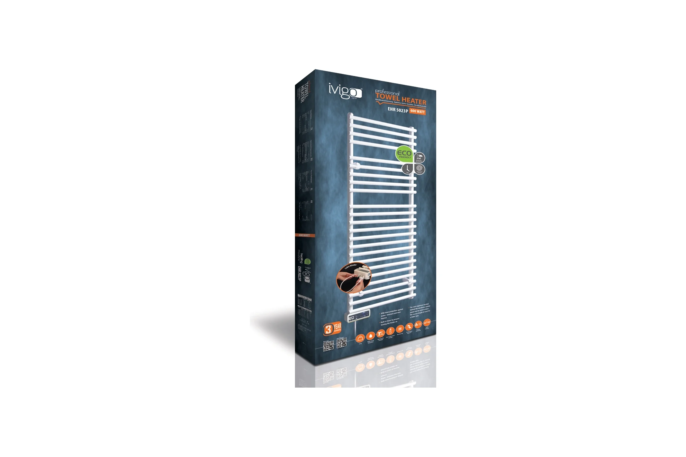Полотенцесушитель IVIGO EHR 5023 PRO 600Вт 8408