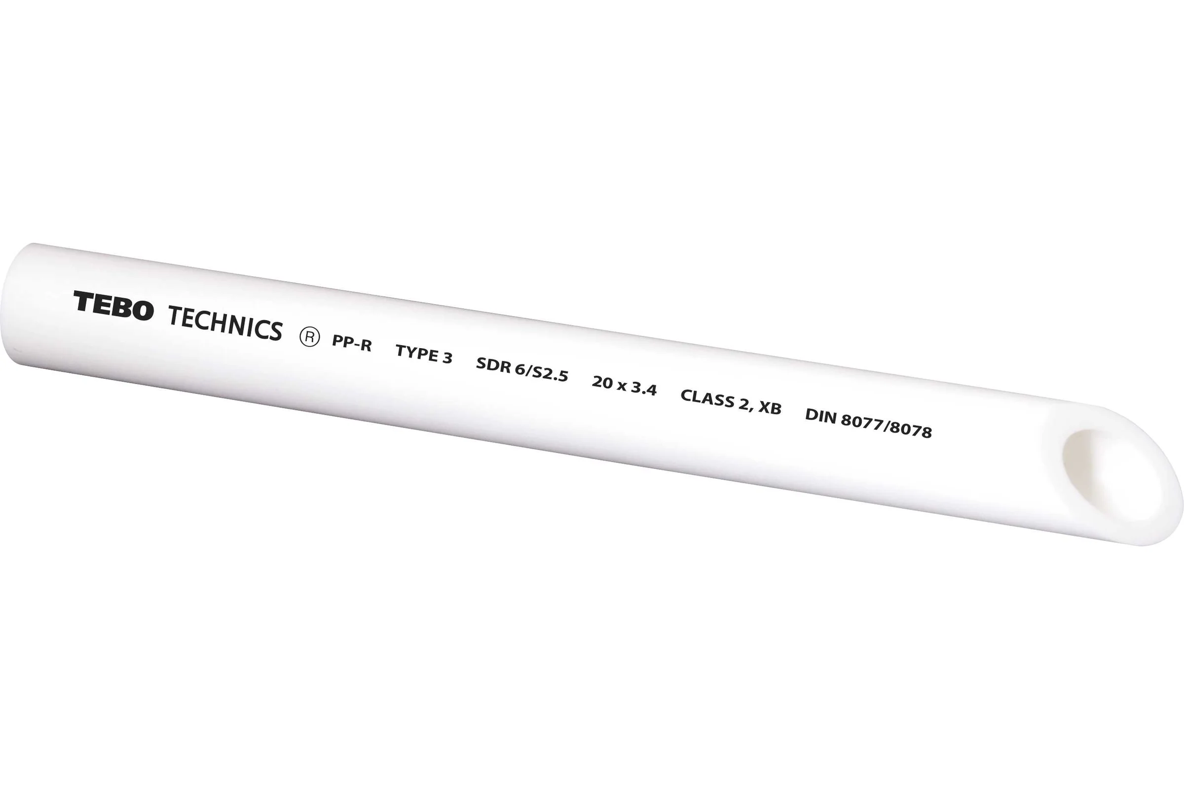 Труба TEBO PPR 125х20,8мм SDR6 (4м) 030010211