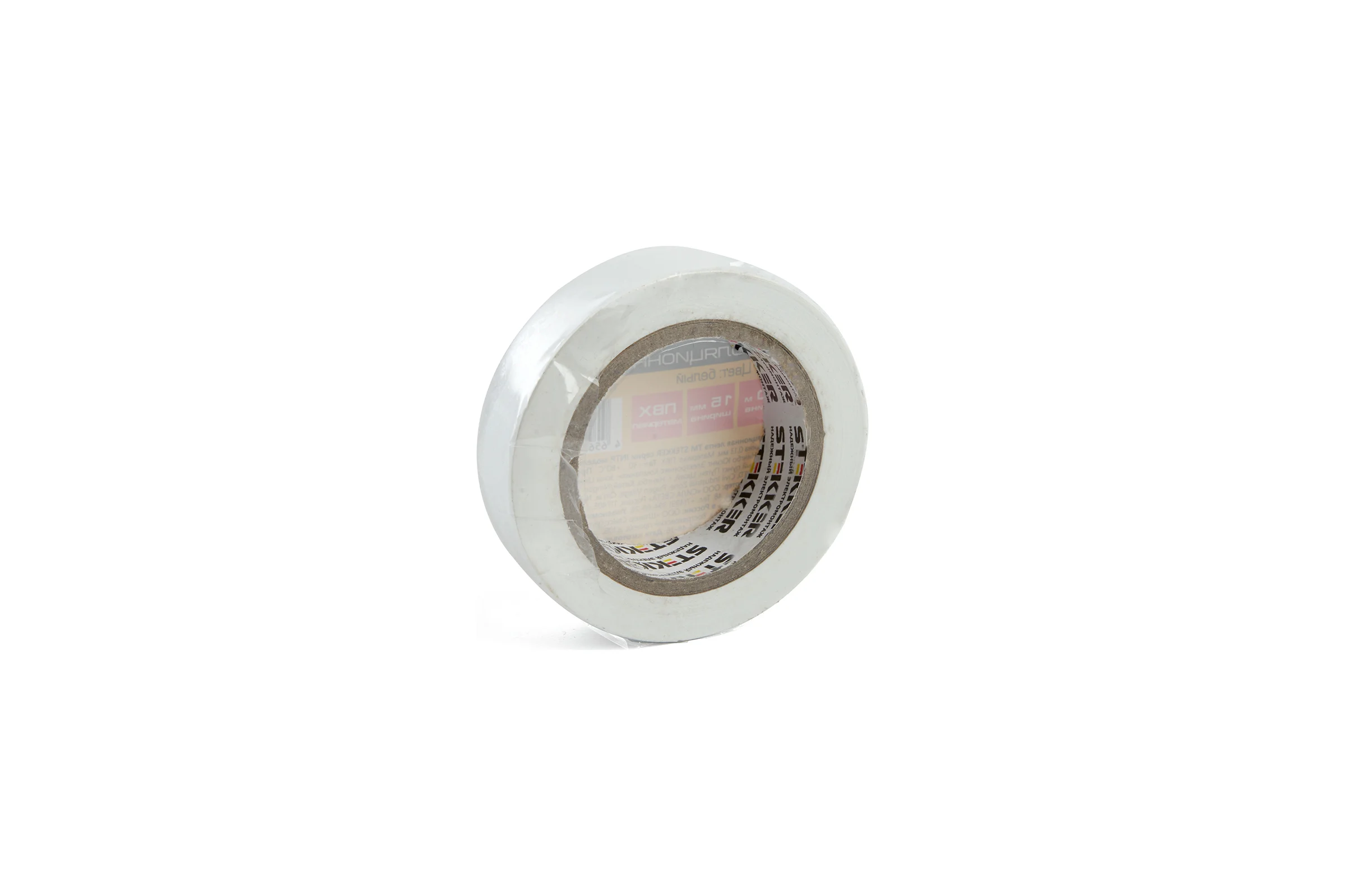 Изоляционная лента STEKKER intp01315-10 0,13x15 мм, 10 м, белая 39901
