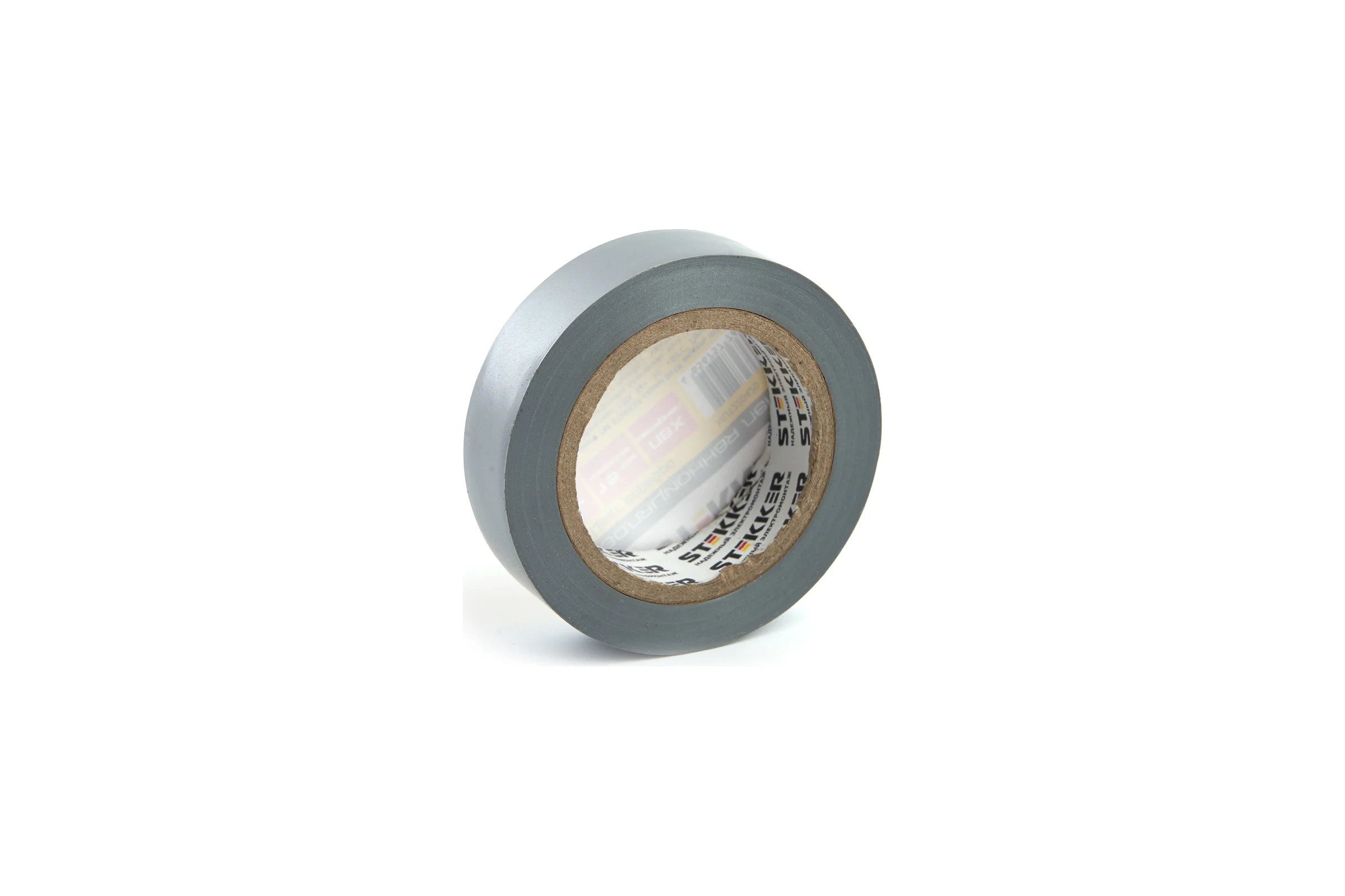 Изоляционная лента STEKKER intp01315-10 0,13x15 мм, 10 м, серебро 39902