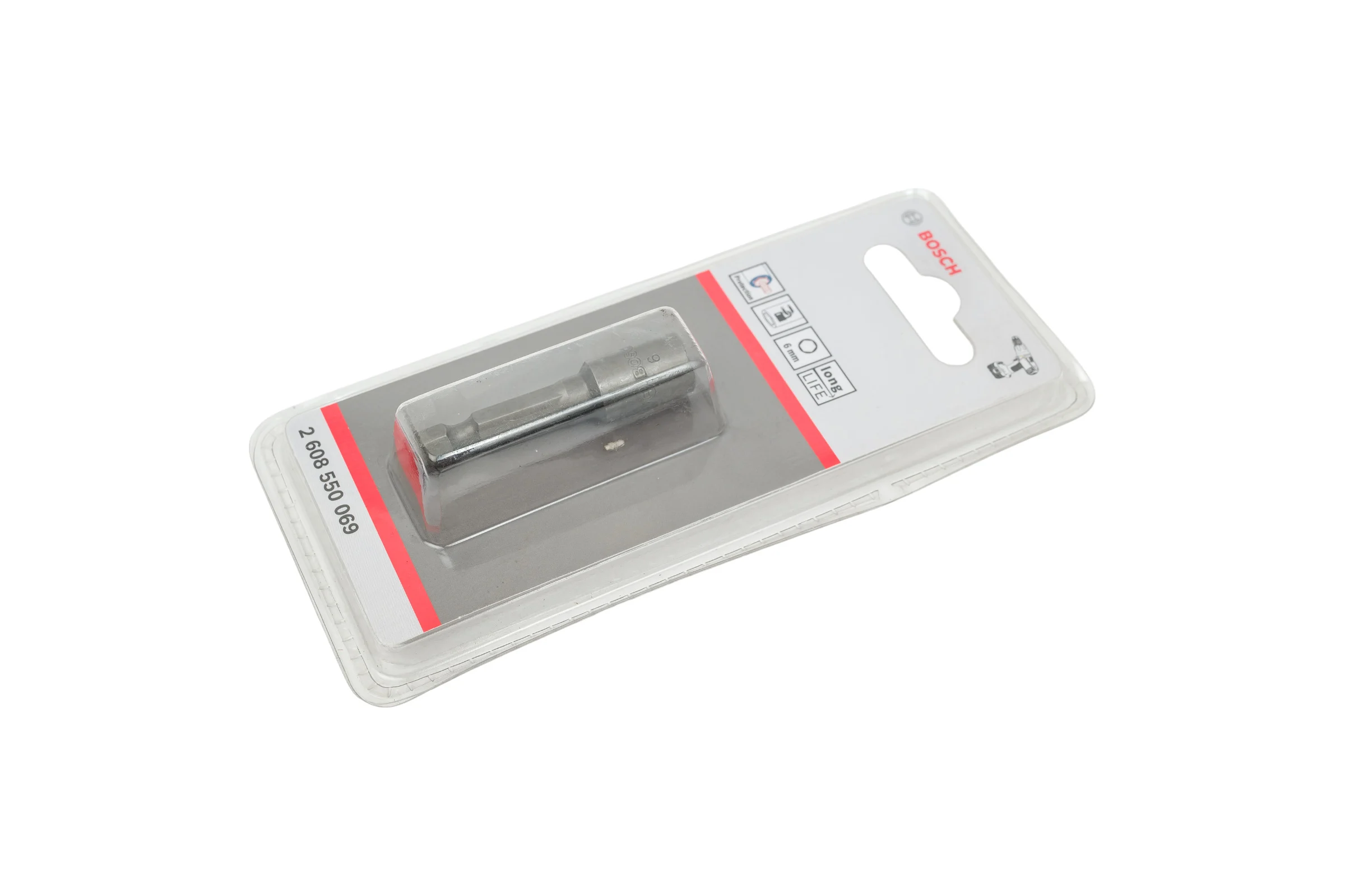 Торцевая головка (6 мм; хвостовик 1/4" HEX) Bosch 2608550069
