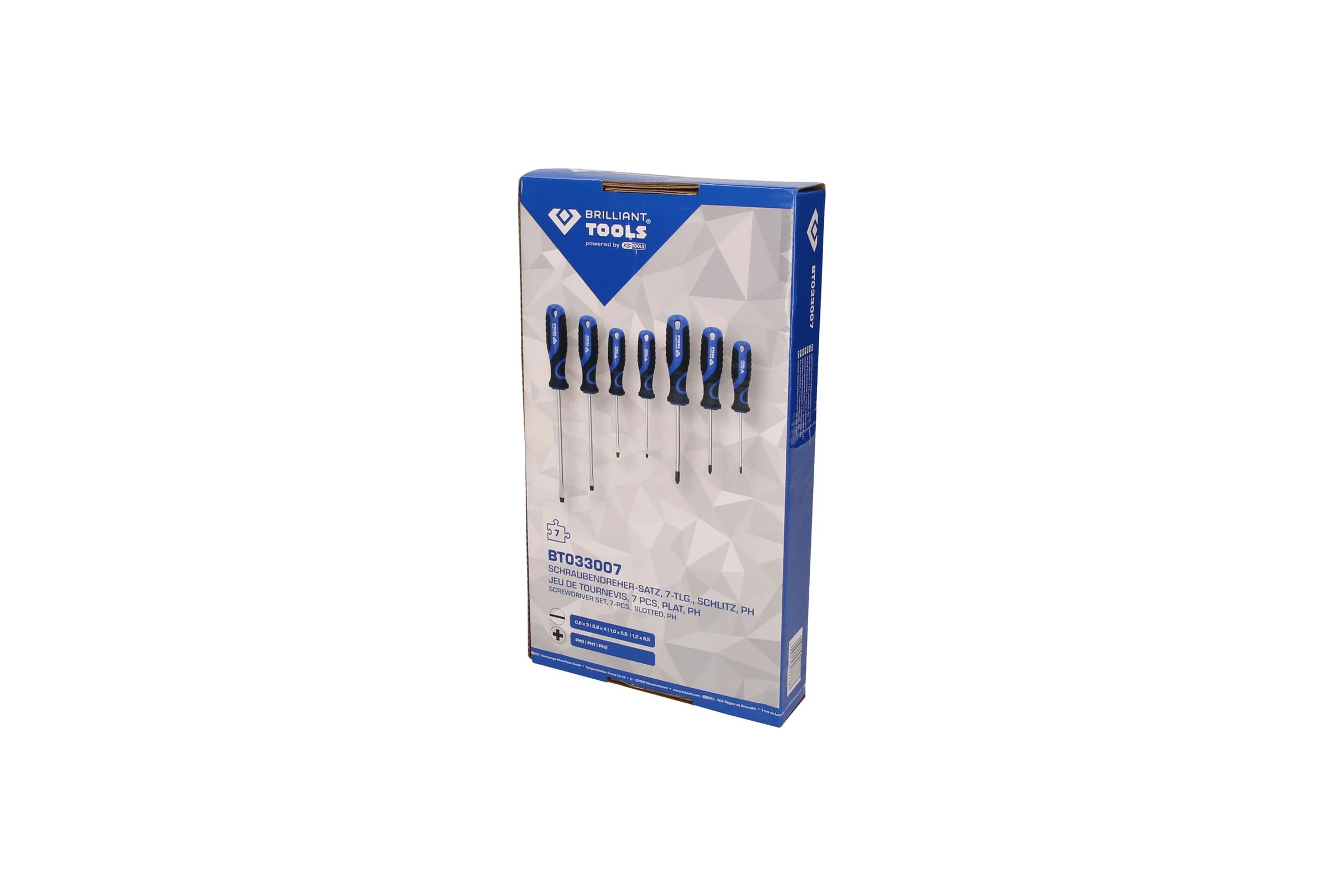Набор отверток Brilliant Tools SL, РН, 7 шт. BT033007