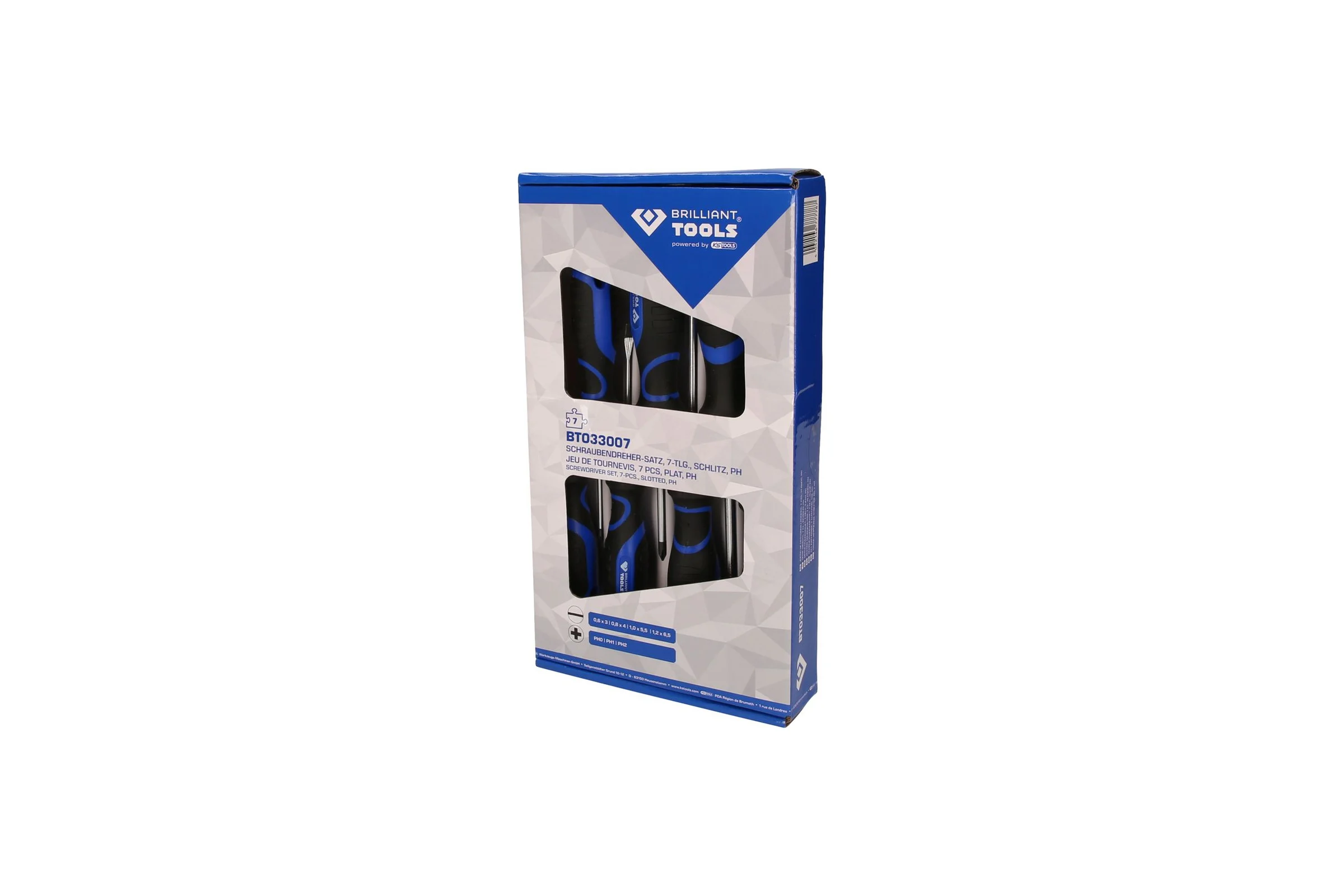 Набор отверток Brilliant Tools SL, РН, 7 шт. BT033007