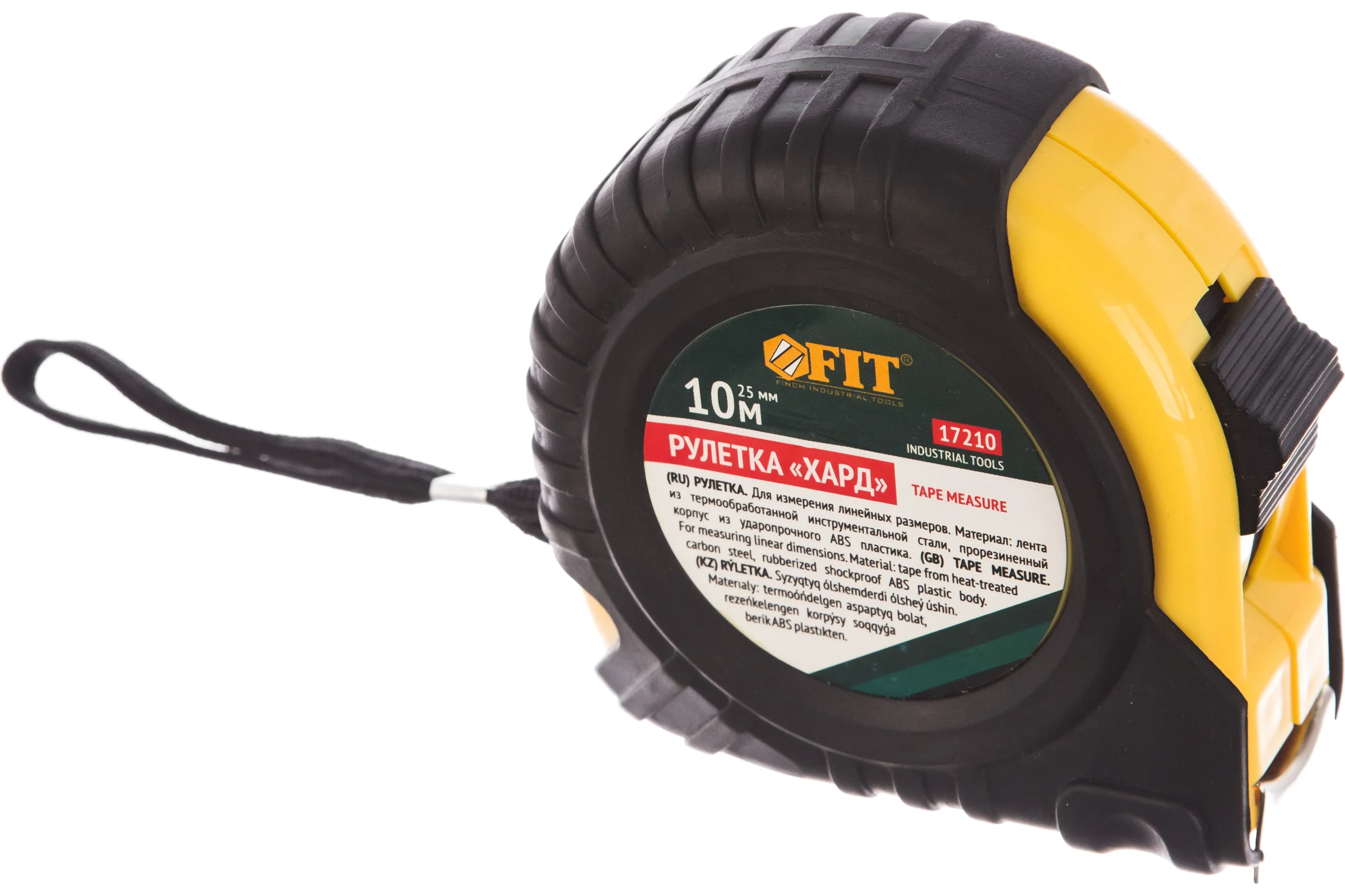 Рулетка Хард 10 м х 25 мм FIT 17210