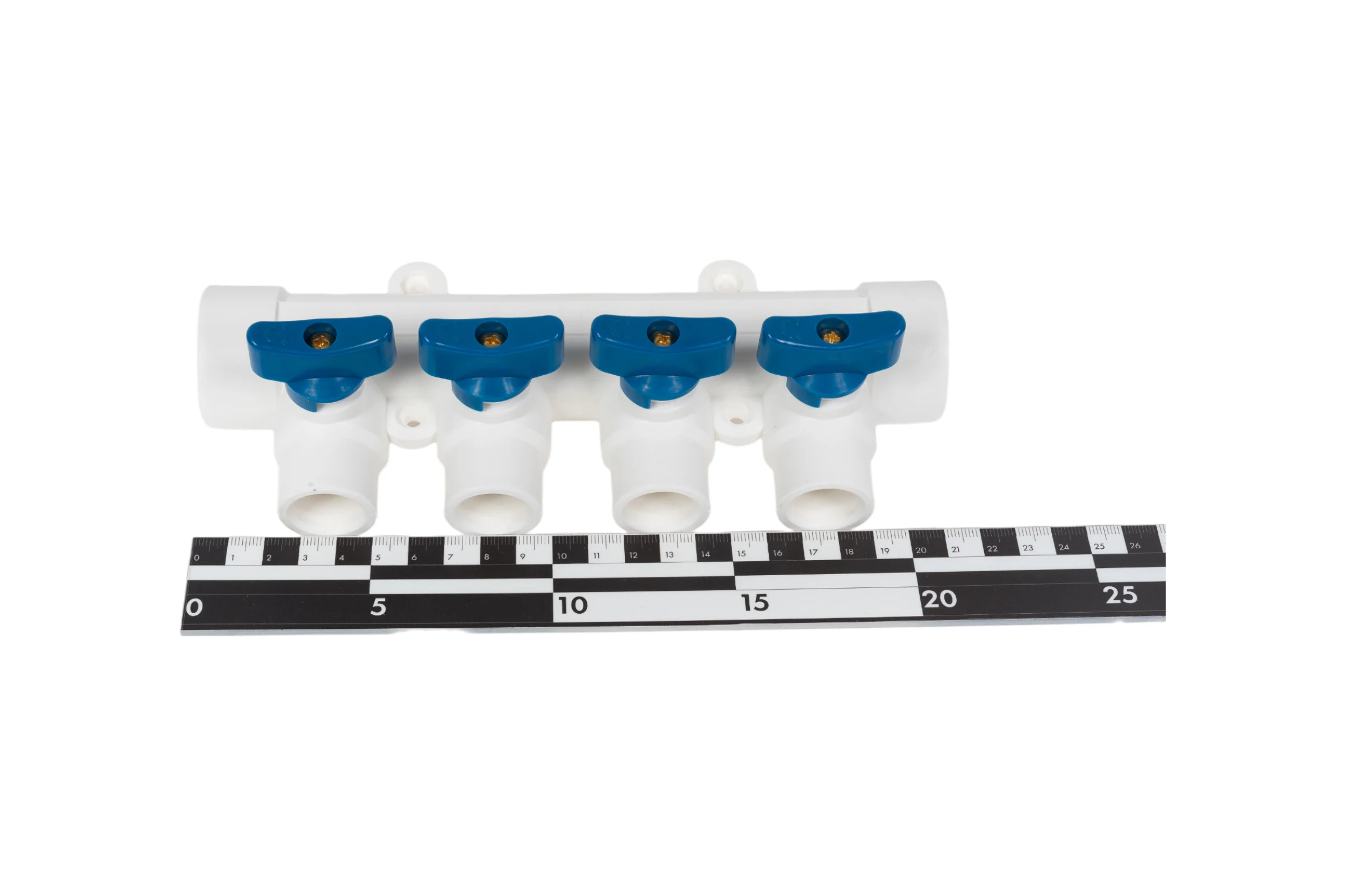 Коллектор с шаровым краном RTP универсальный PPR 32x20/4 28202