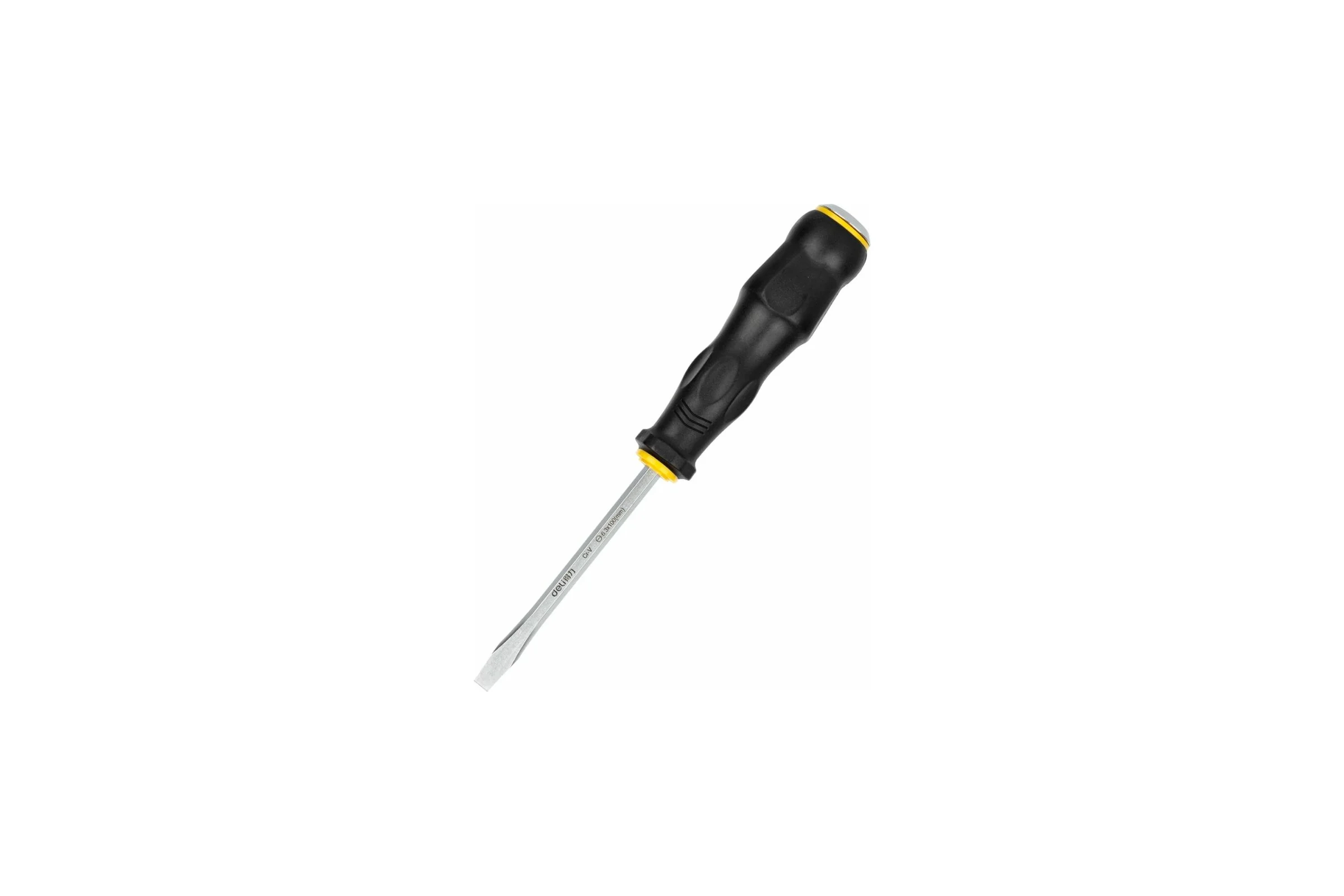 Ударная шлицевая отвертка DELI dl6270041 со сквозным хвостовиком, SL6x100 мм 104559