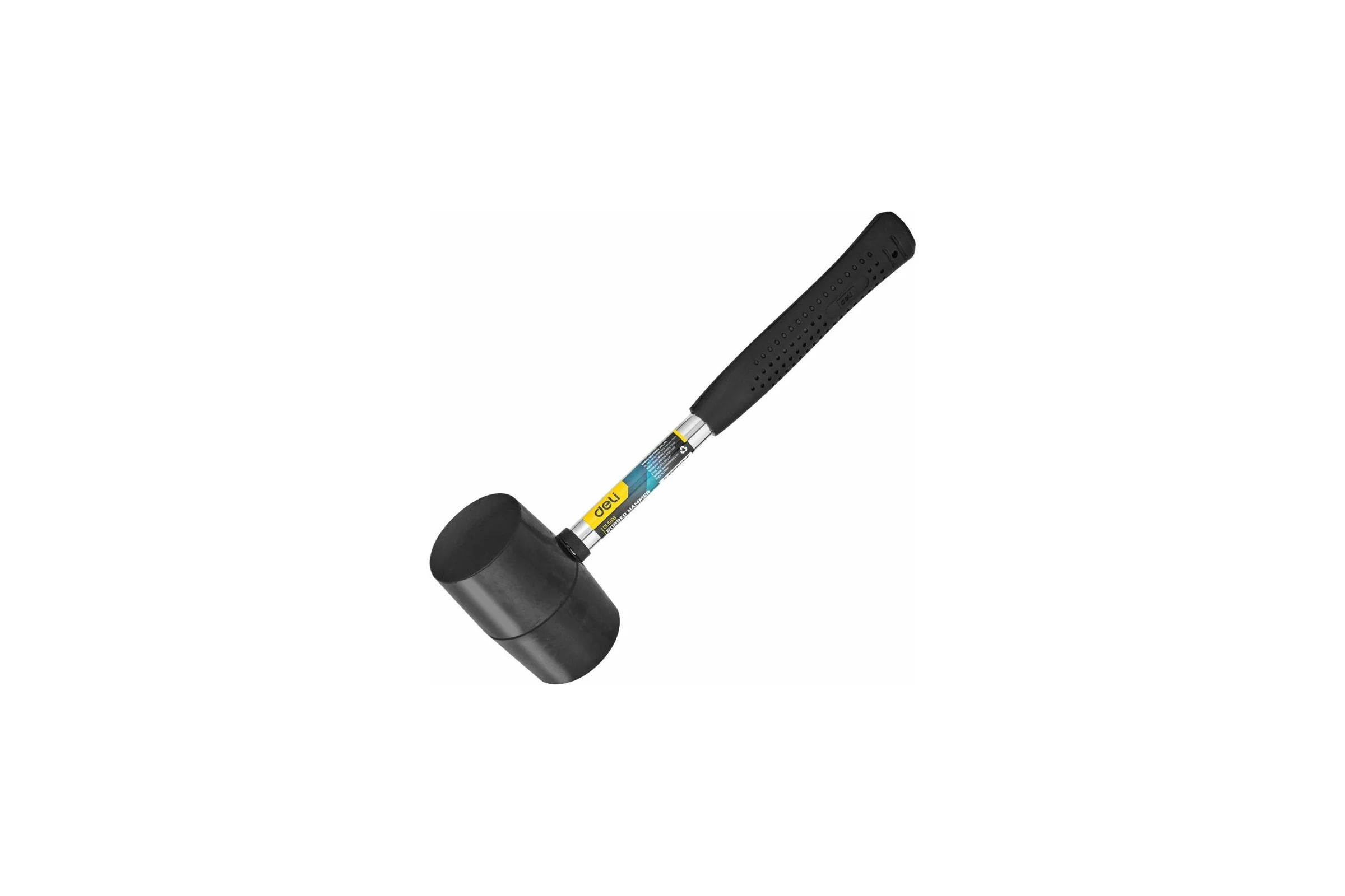 Резиновый молоток DELI dl5616 со стальной ручкой, длина 305 мм 104492