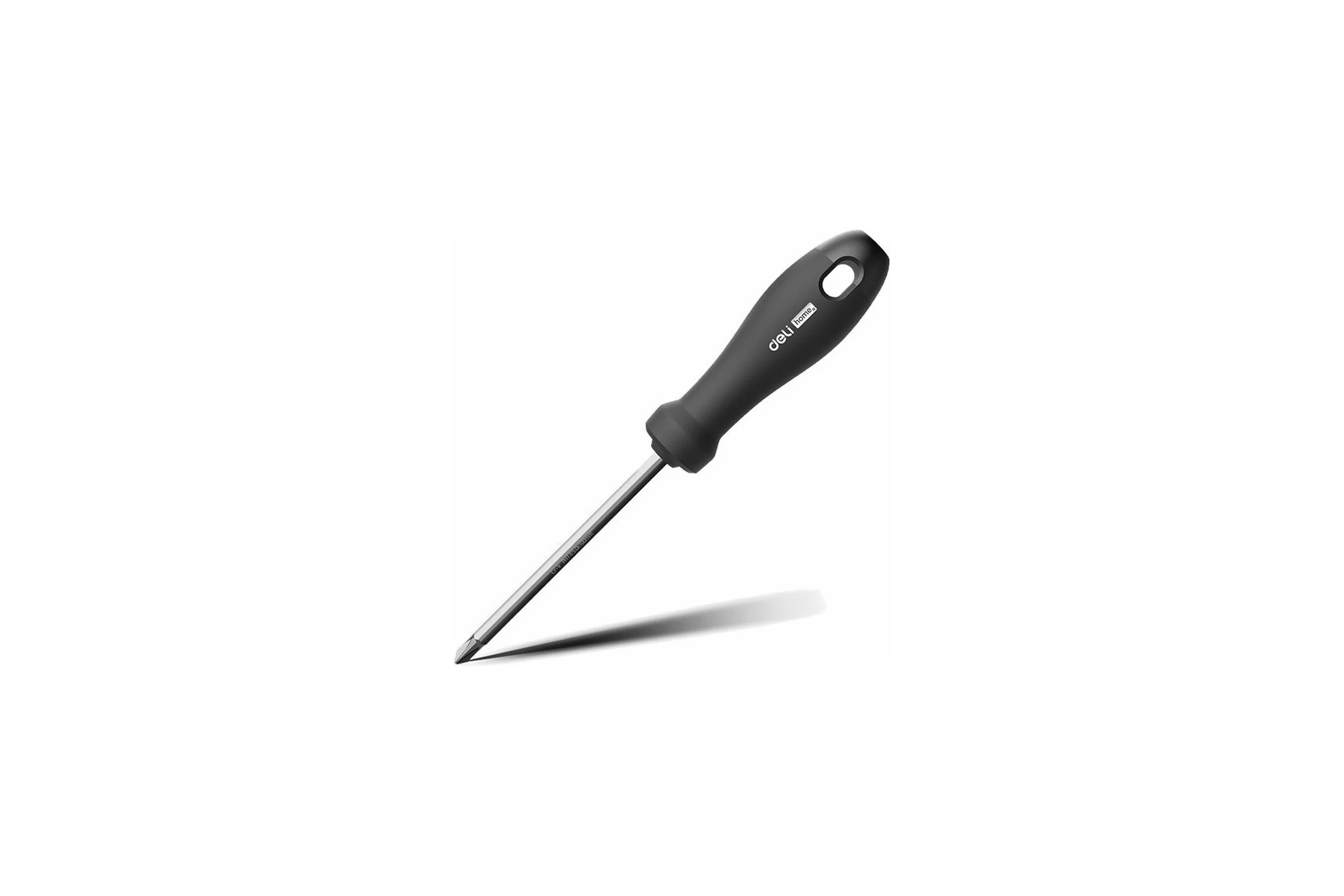 Двухсторонняя отвертка DELI Home Series HT1055 (SL6/PH2, Cr-V, Soft Touch рукоятка, подарочная упаковка, эксклюзивный дизайн) 104599