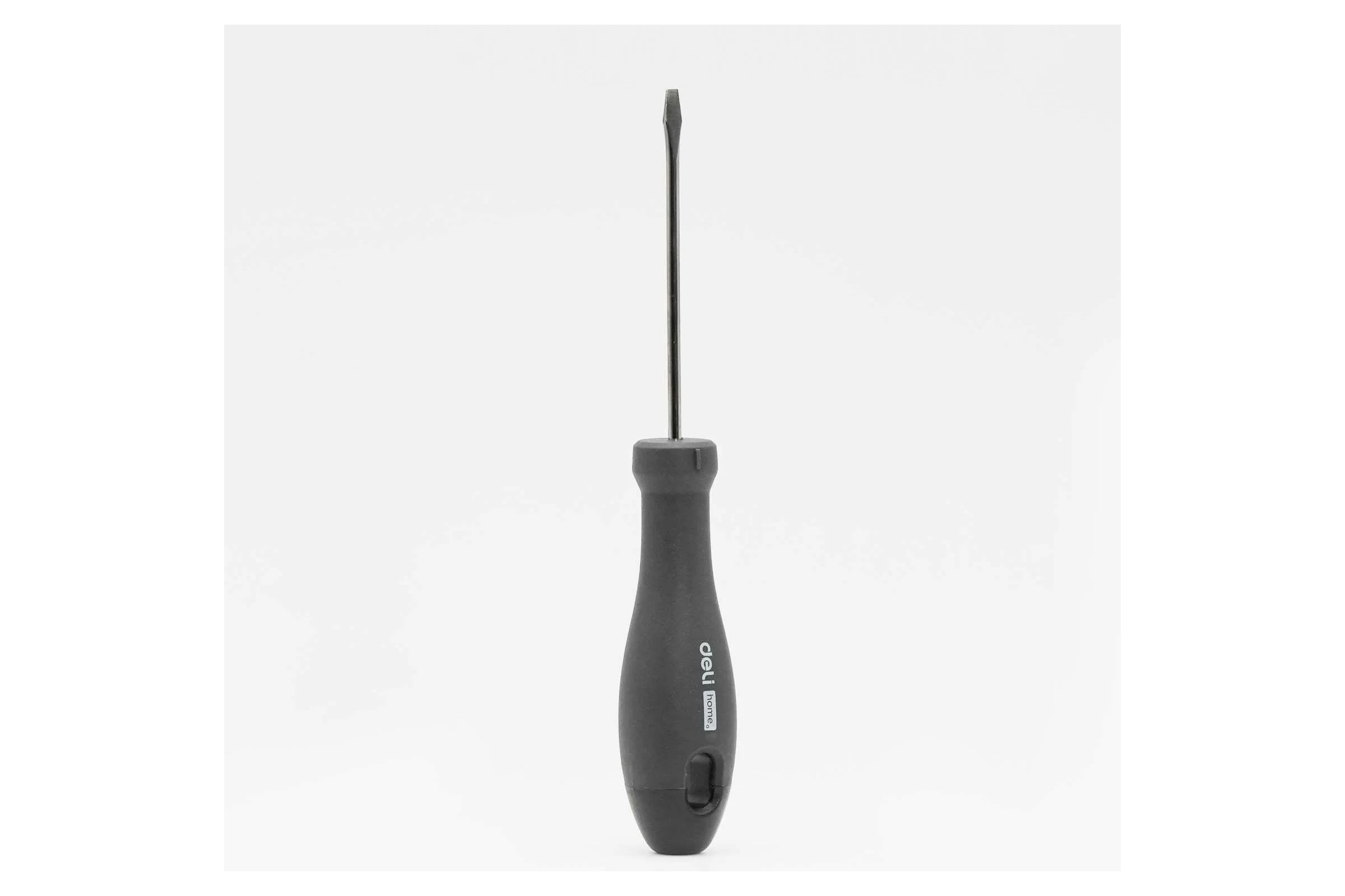 Шлицевая отвёртка DELI "Home Series Black" SL3x75мм HT1103 Cr-V, эксклюзивный дизайн, софттач, магнит 104602