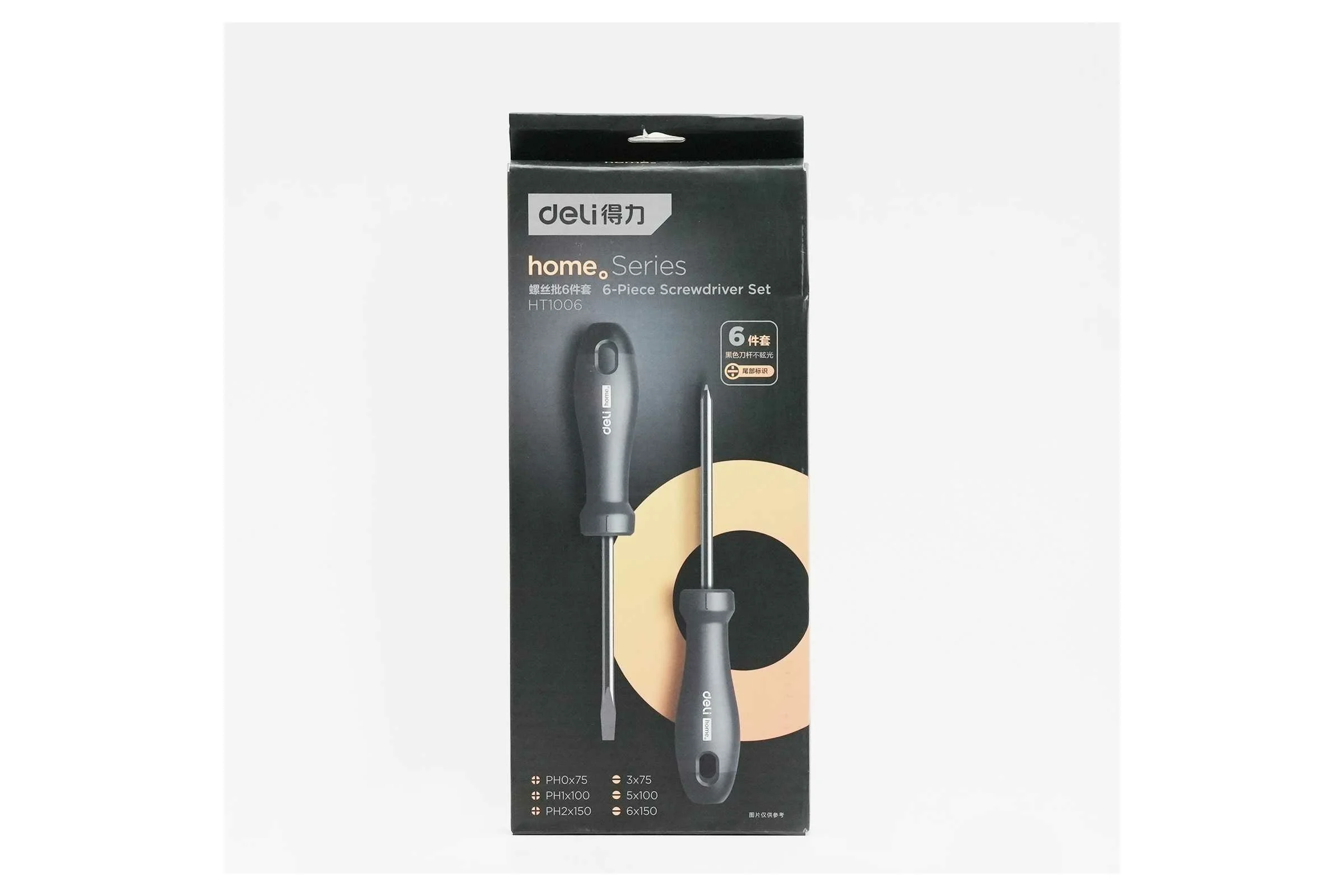 Набор отверток DELI Home Series Black HT1006 6 шт. 104596