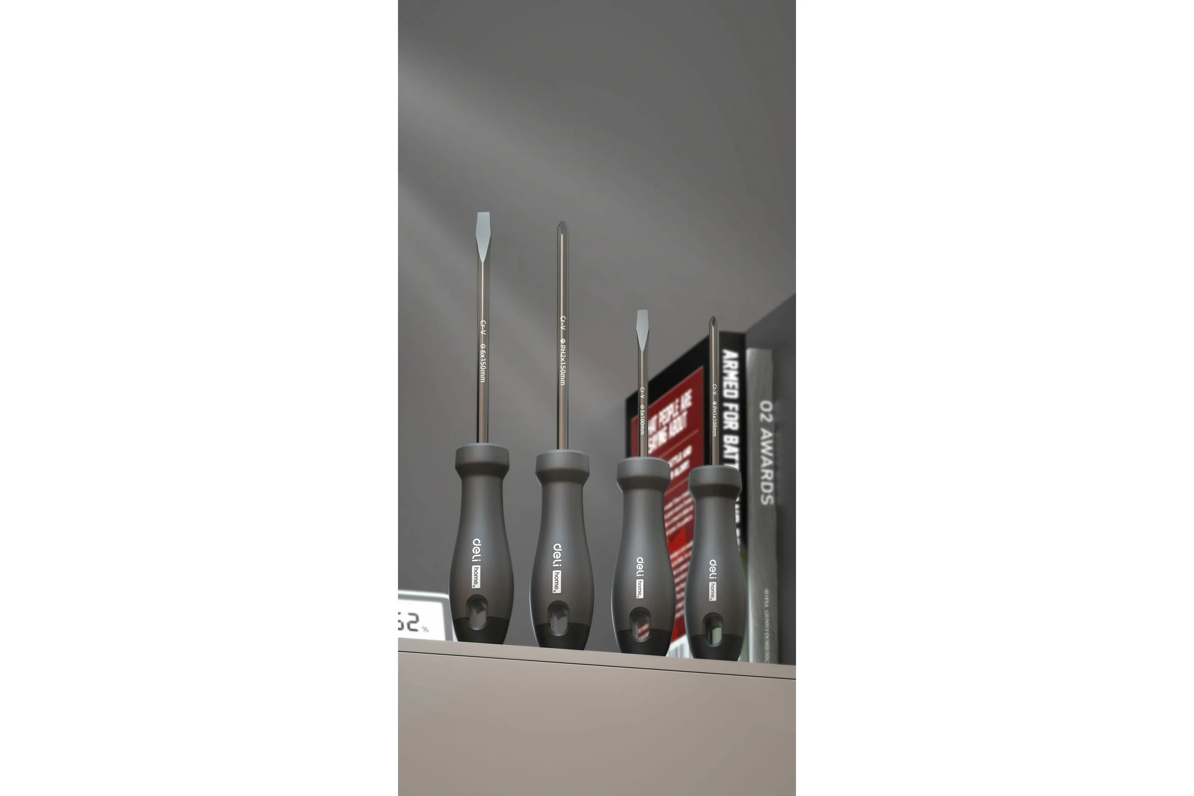 Набор отверток DELI Home Series Black HT1004 4 шт. 104595