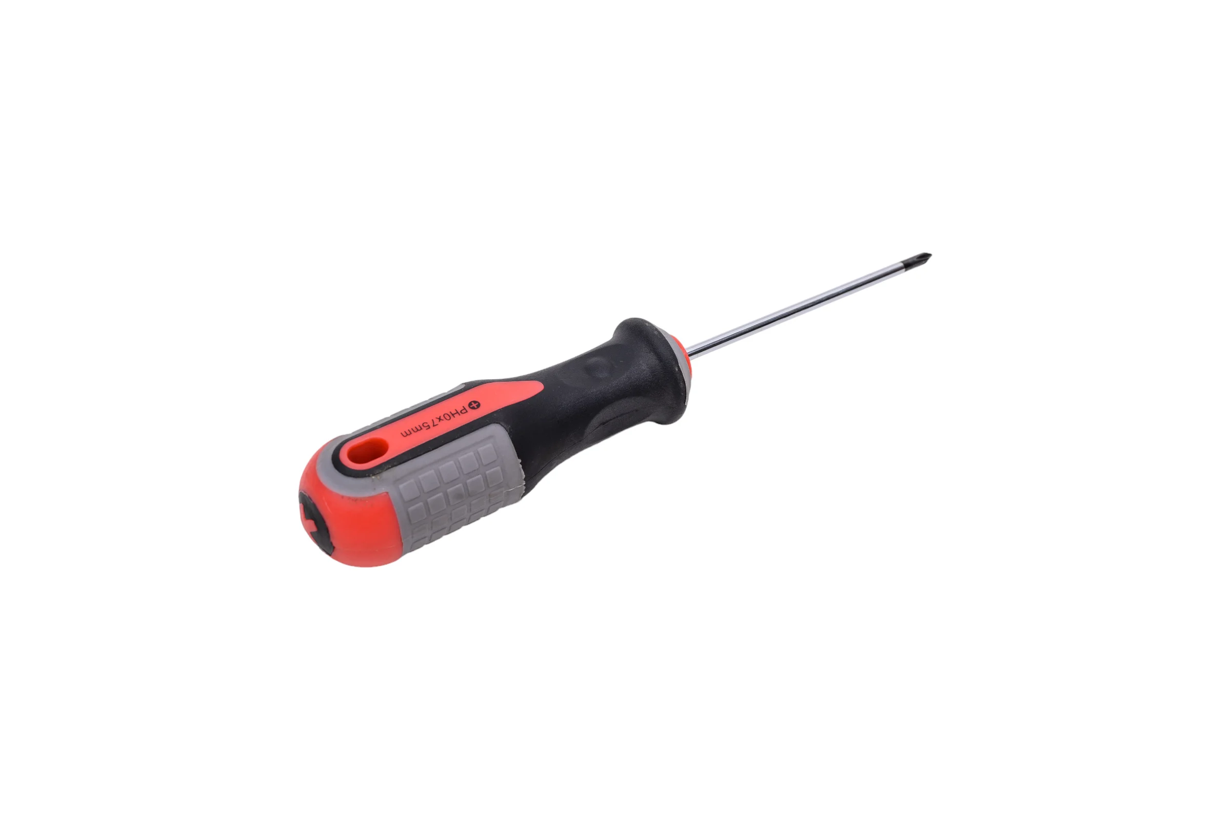 Крестовая отвертка GREPP PH0*75мм, CrV, 3х-компонентная рукоятка 201-013