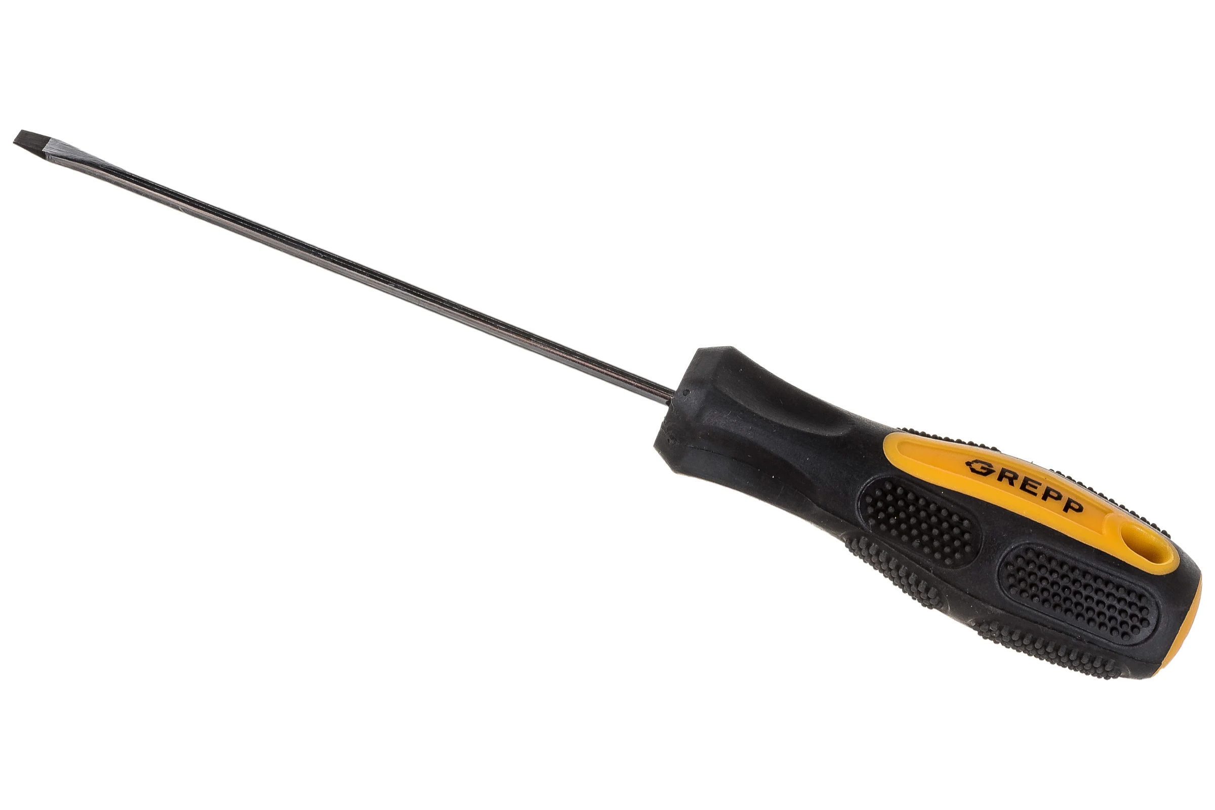 Шлицевая отвертка GREPP SL3*100мм, CrV, 2х-компонентная рукоятка 202-003