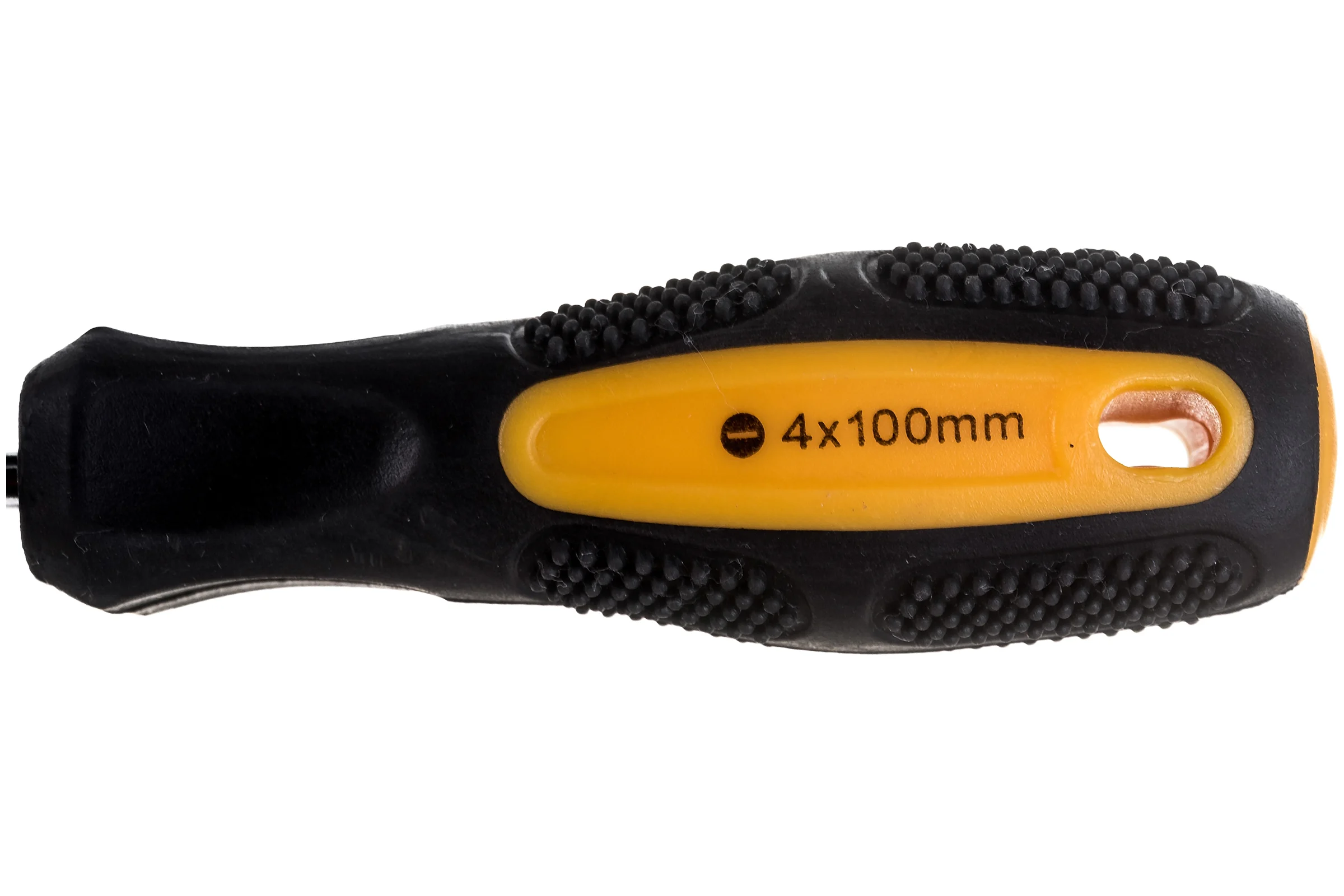Шлицевая отвертка GREPP SL4*100мм, CrV, 2х-компонентная рукоятка 202-004