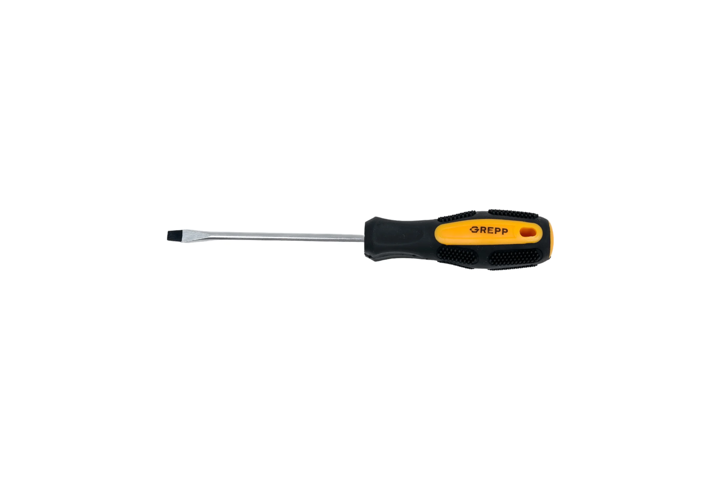 Шлицевая отвертка GREPP SL5*100мм, CrV, 2х-компонентная рукоятка 202-006