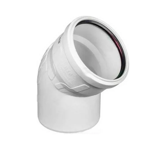 Отвод RTP ELITE МК МПП 75x87 белый 33520