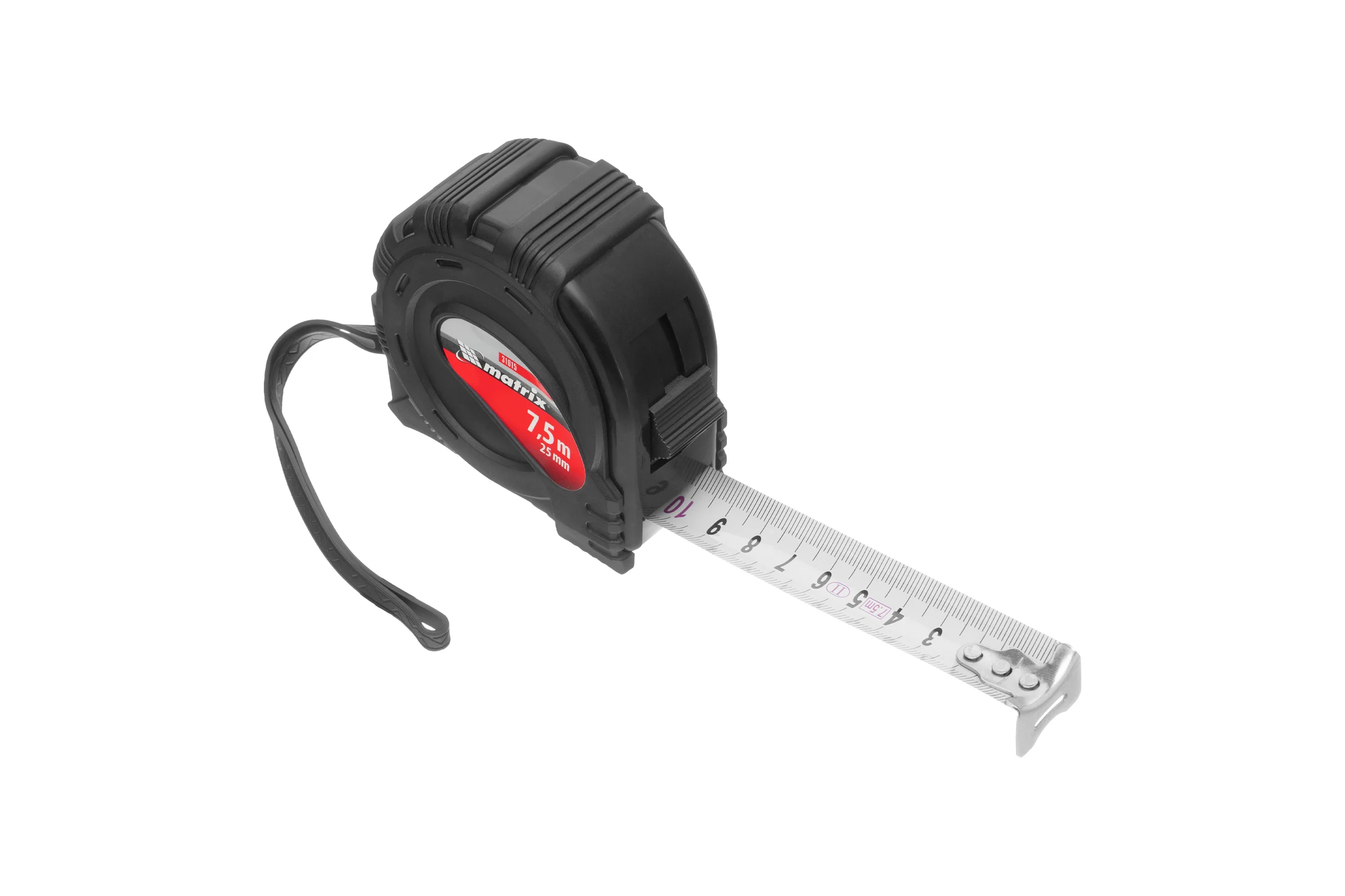 Рулетка Black 7,5 м х 25 мм MATRIX 31015