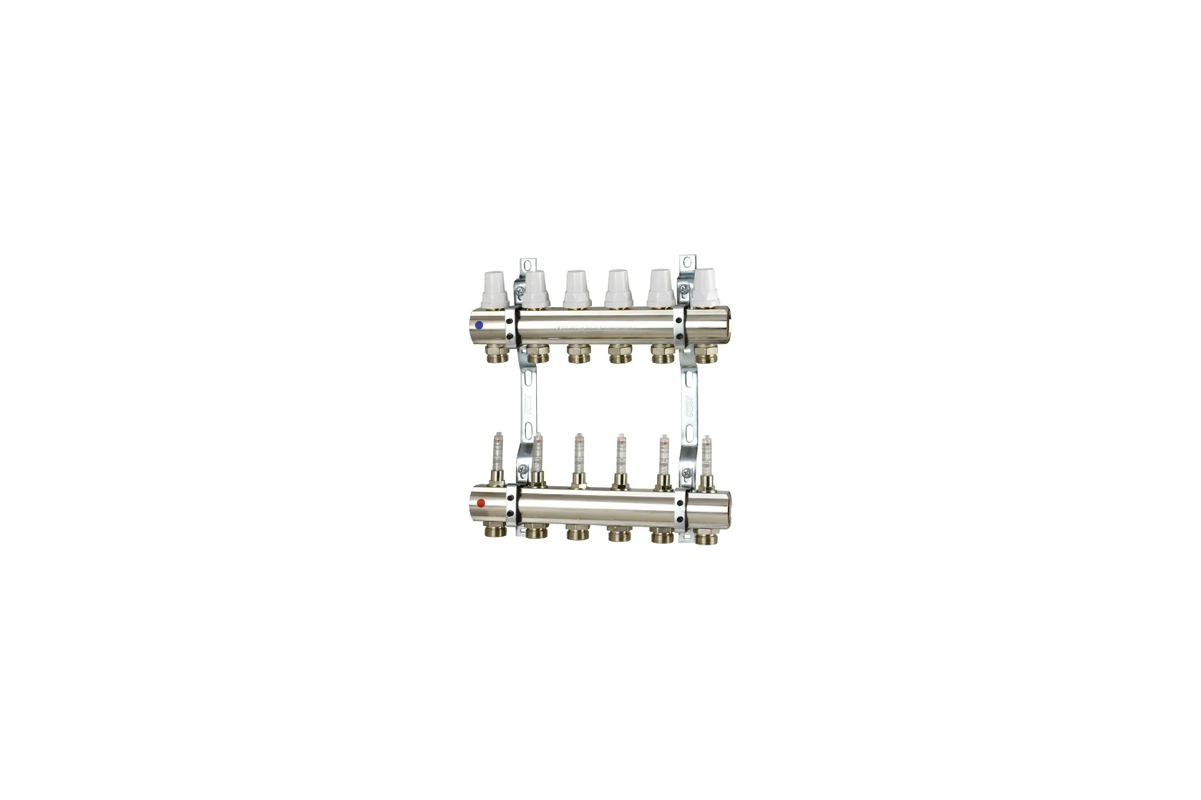 Коллектор с расходомерами ICMA S.P.A. 1" х 3/4"(евроконус) - 4 выхода K013/87K013PJ06