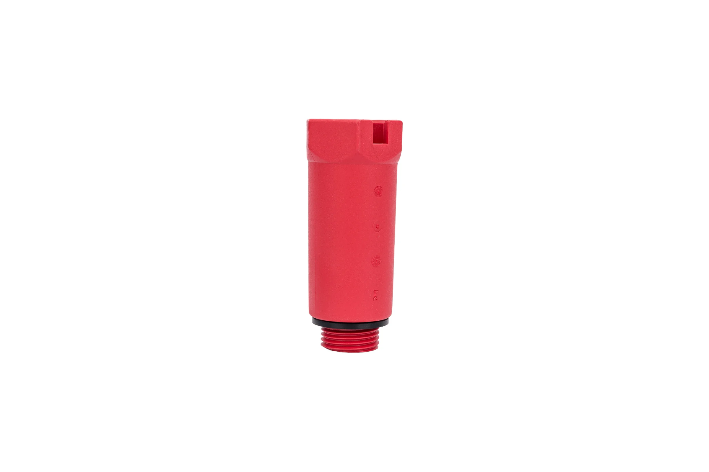 Удлиненная заглушка ELSEN 20x1/2" с наружной резьбой, красная EFA03.20-1/2R