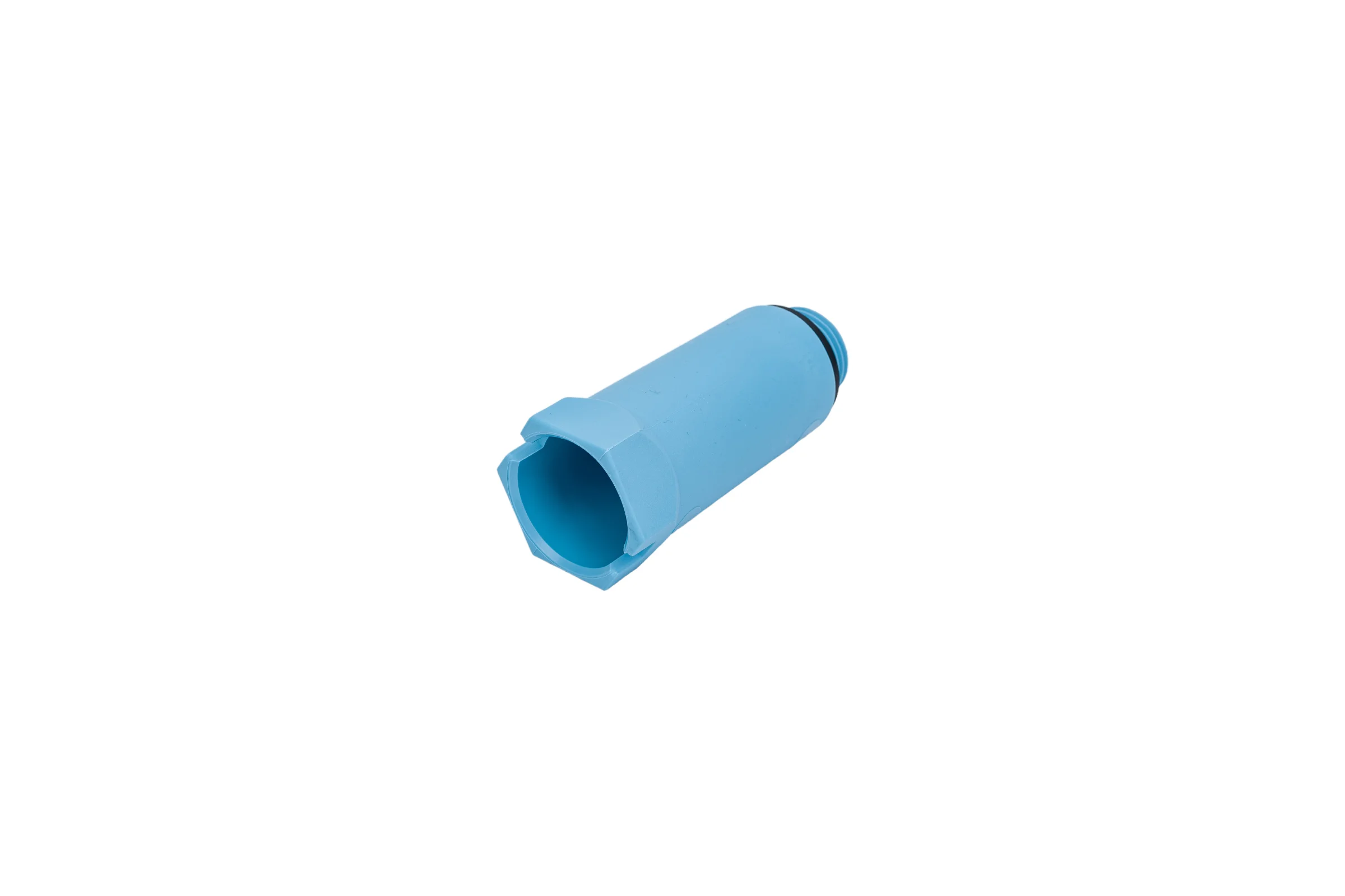 Удлиненная заглушка ELSEN 20x1/2" с наружной резьбой, синяя EFA03.20-1/2B
