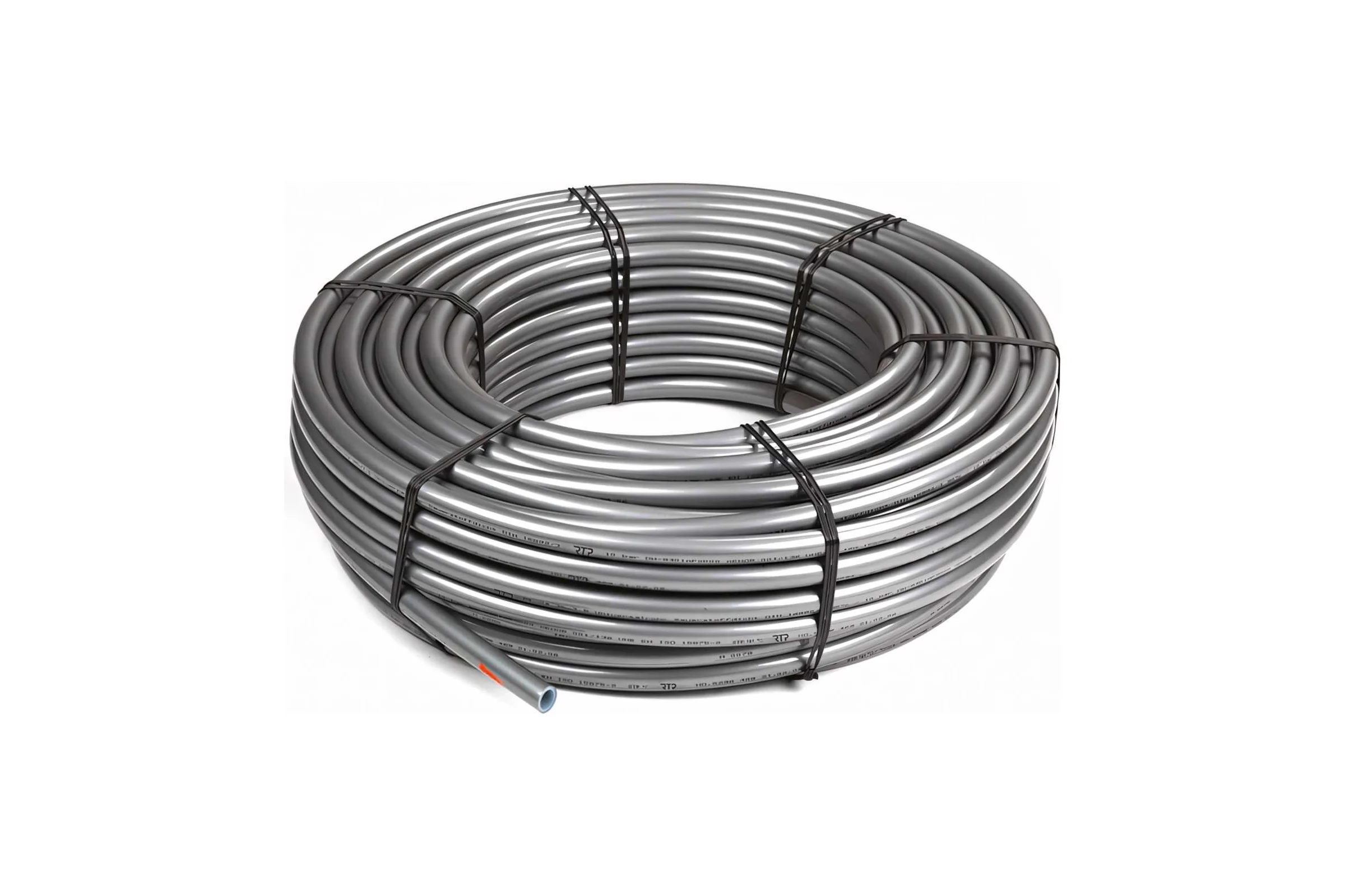 Труба RTP PE-Xa 16x2.2 EVOH 25м серый металлик 26882