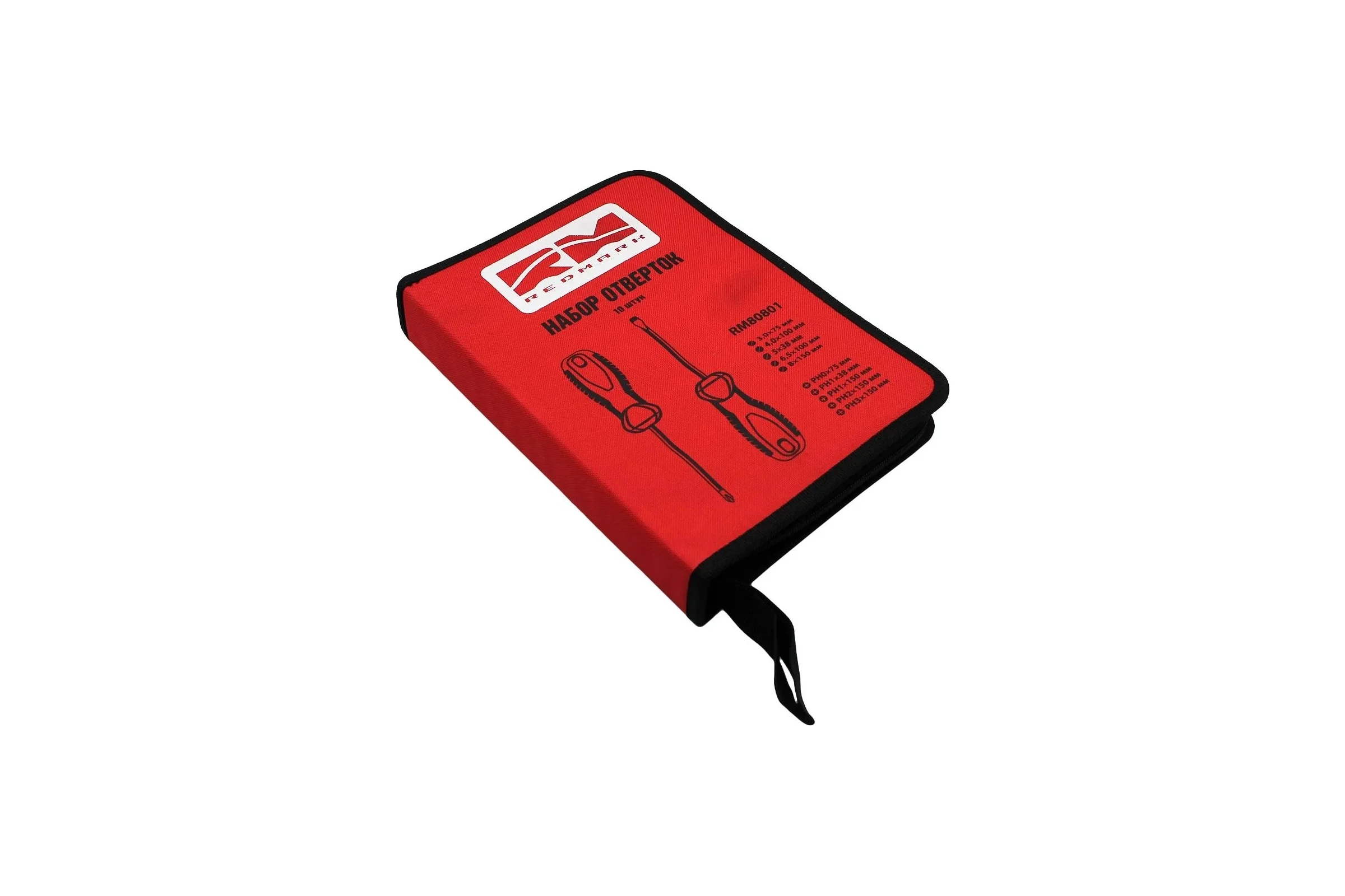Набор отверток REDMARK 10 шт. в сумке RM80801