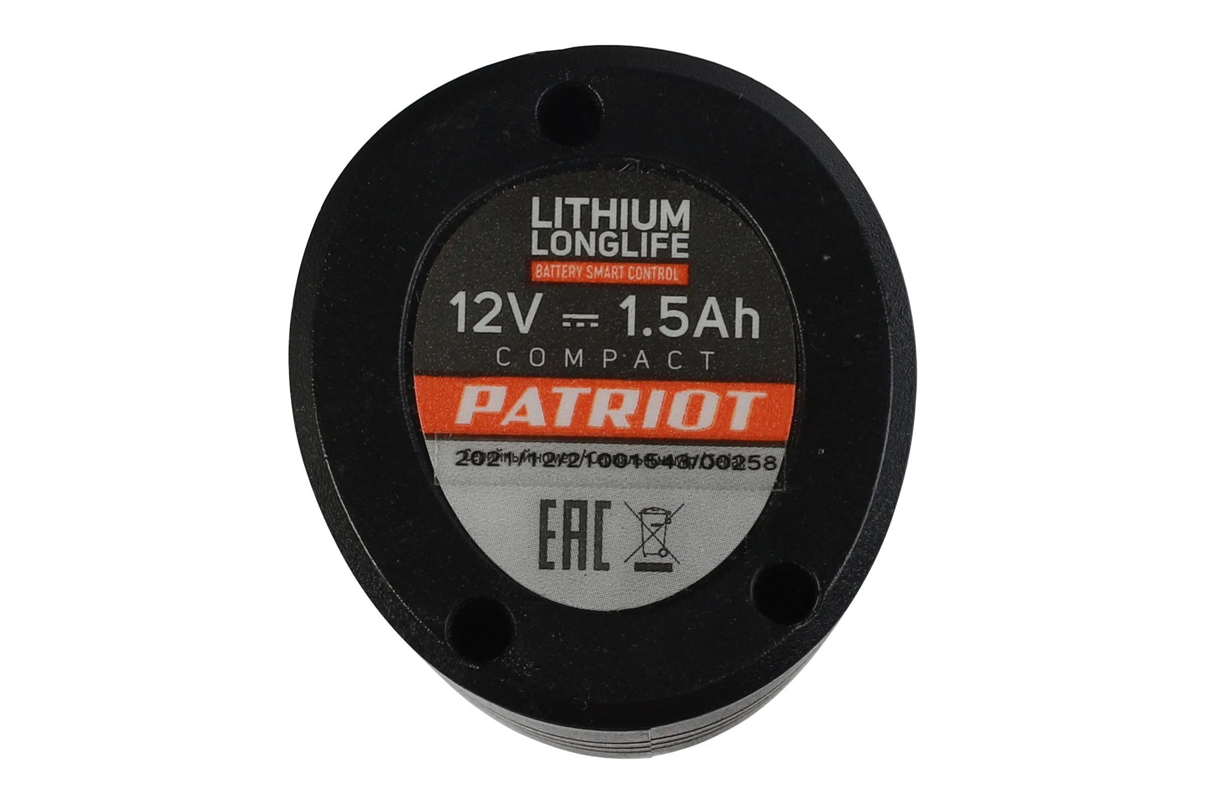 Батарея аккумуляторная Li-ion, 1.5 Ач, 12В для шуруповертов серии The One BR 104Li Patriot 180201107
