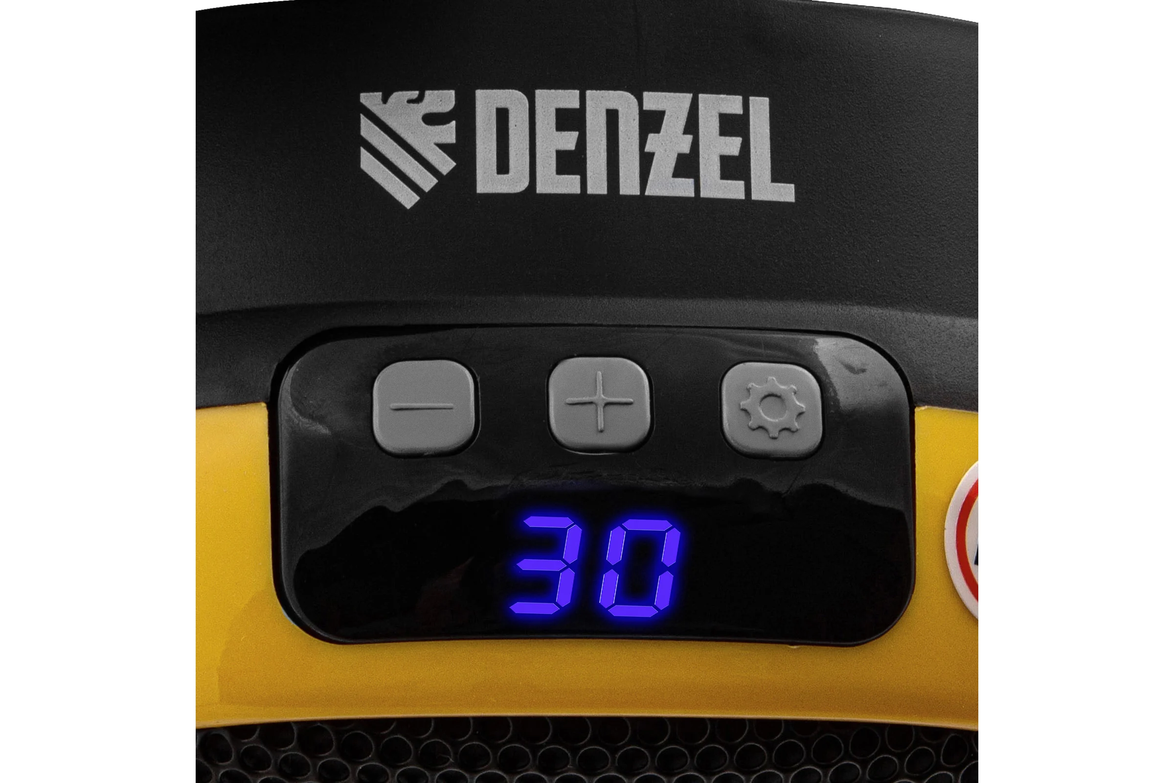 Портативный керамический тепловентилятор Denzel dtfc-700, 3 режима, вентилятор, нагрев 700 вт 96407