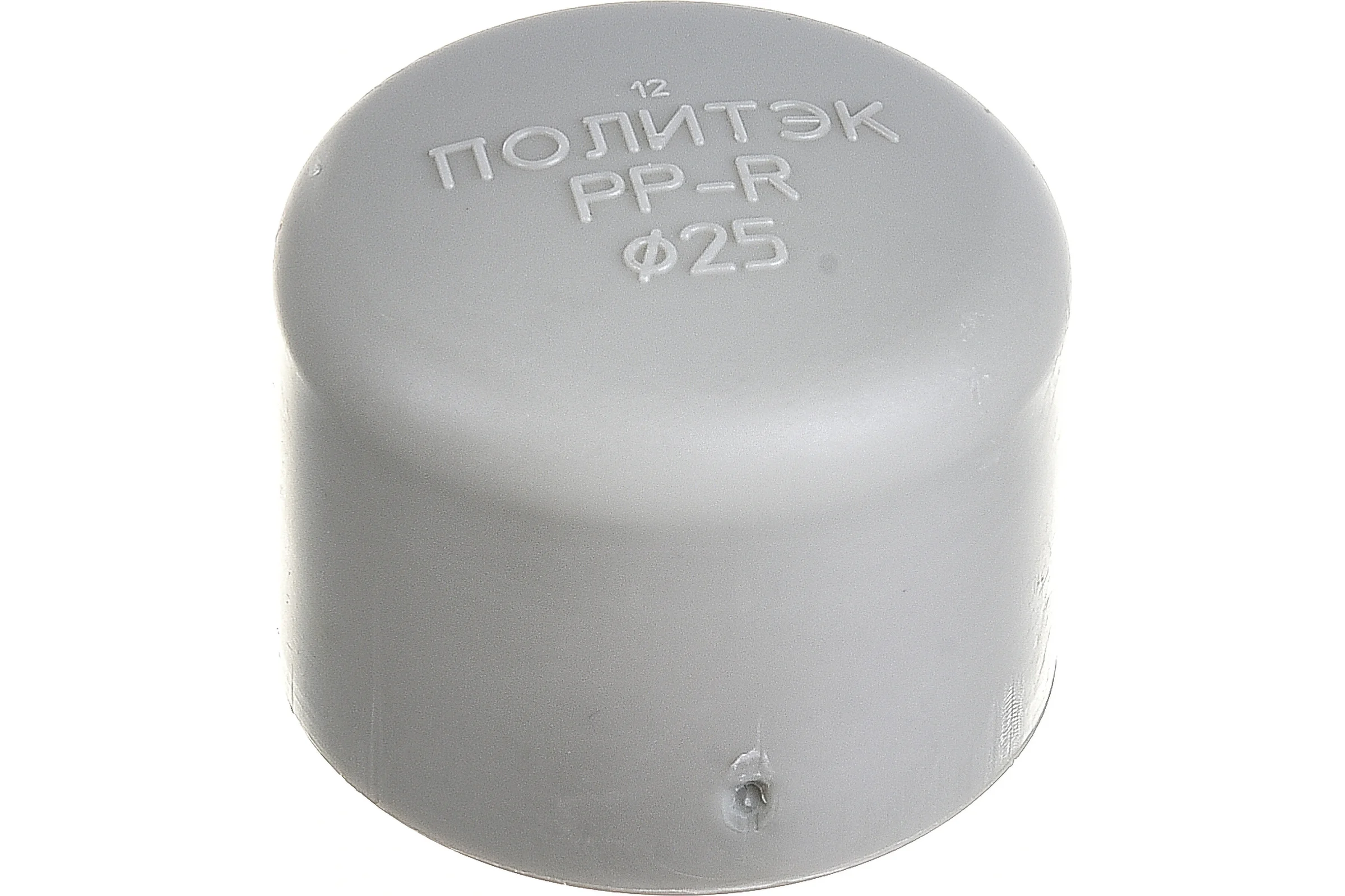 Заглушка ПОЛИТЭК 25 PPRC, серый 9000001025с