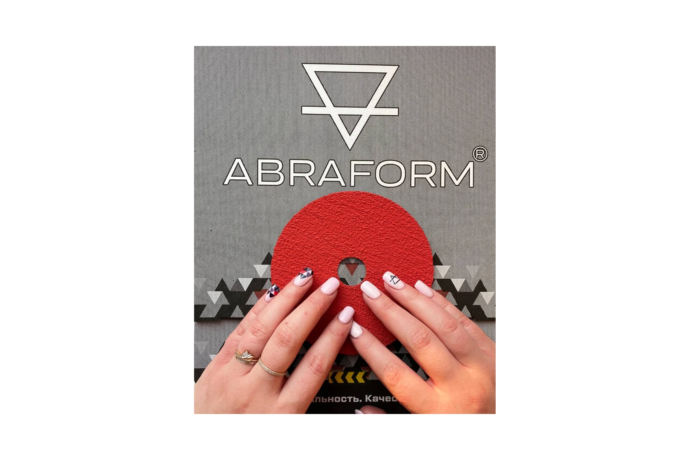Круг фибровый 115х22 мм, P60, керамика ABRAFORM AF-FBR-CRM-115-P60