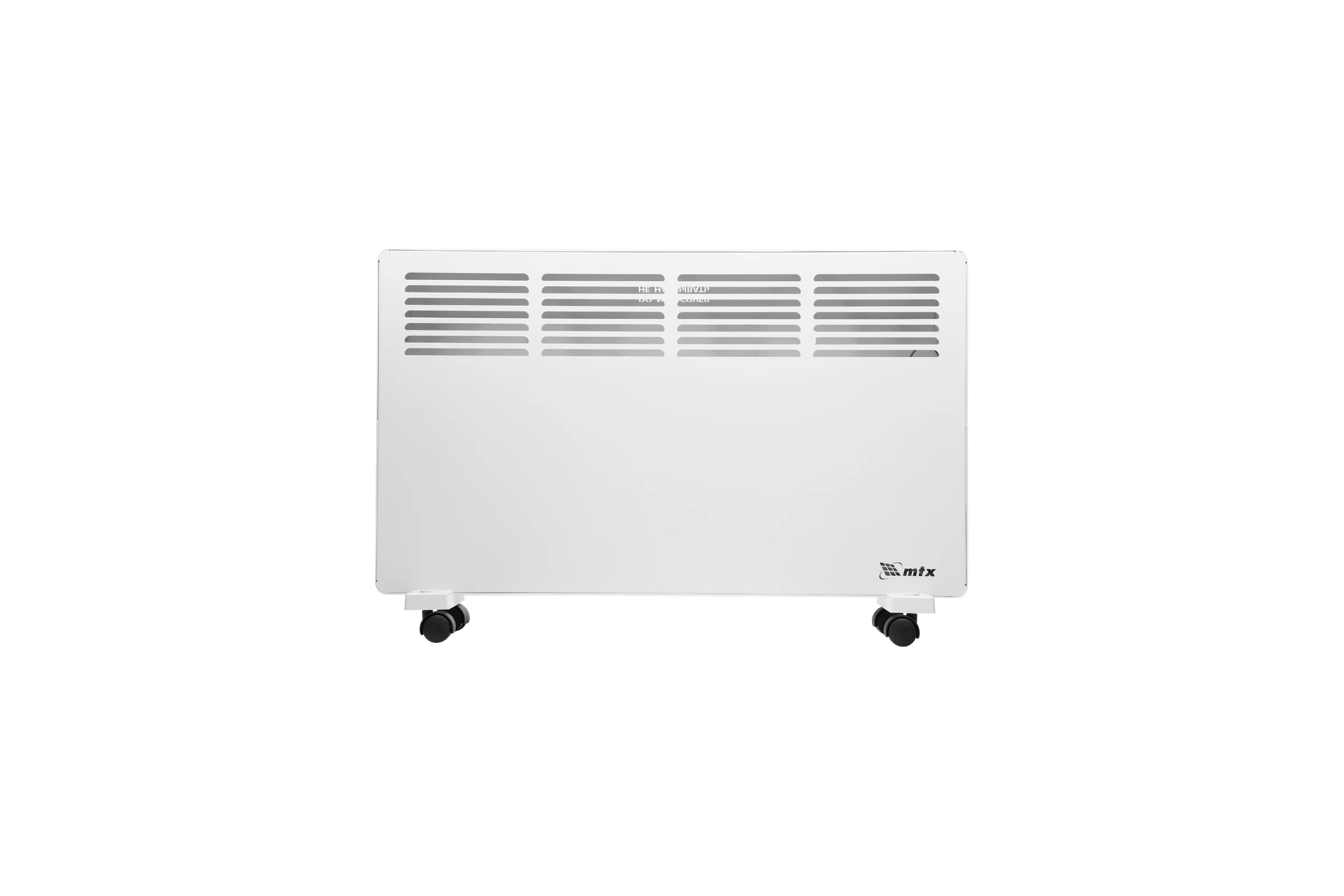 Электрический конвектор MTX км-1500.2, 230в, 1,5 квт, x-образный нагреватель, колеса, термостат 98125