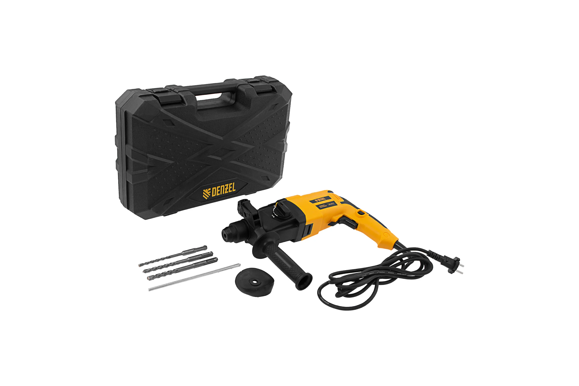 Электрический перфоратор Denzel rhh-600-22, sds-plus, 600 вт, 2.5 дж, 2 режима 26602