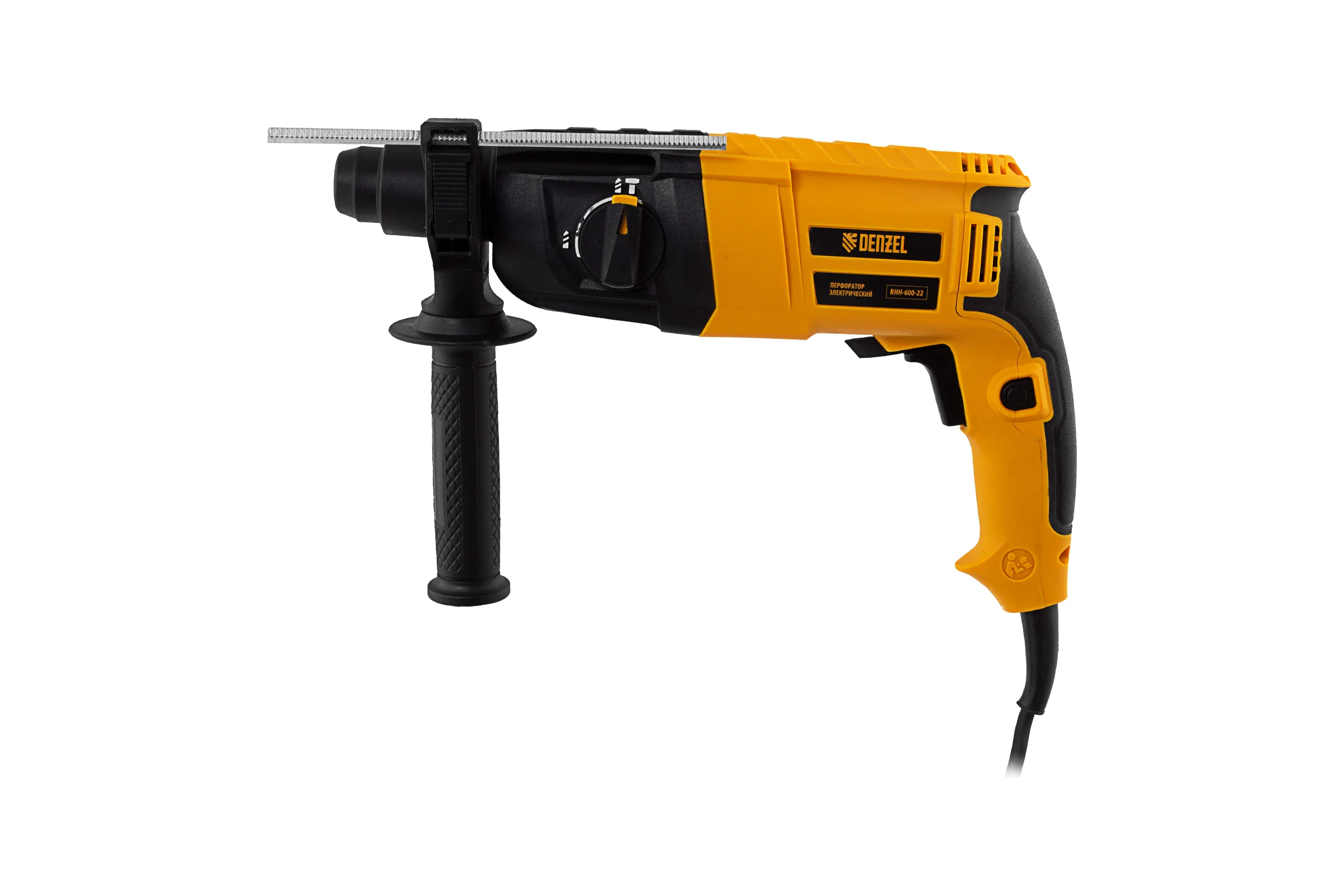 Электрический перфоратор Denzel rhh-600-22, sds-plus, 600 вт, 2.5 дж, 2 режима 26602