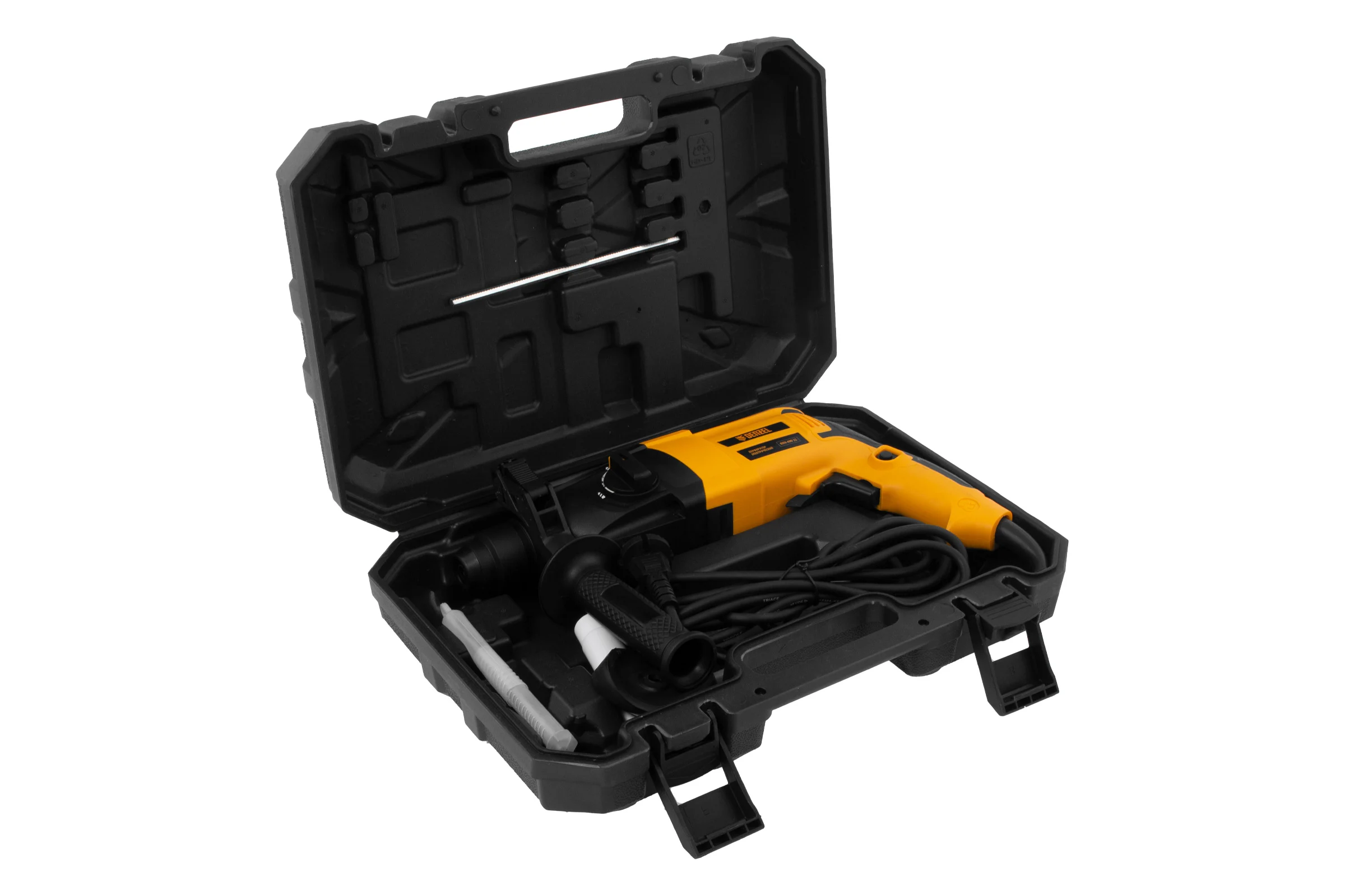 Электрический перфоратор Denzel rhh-600-22, sds-plus, 600 вт, 2.5 дж, 2 режима 26602