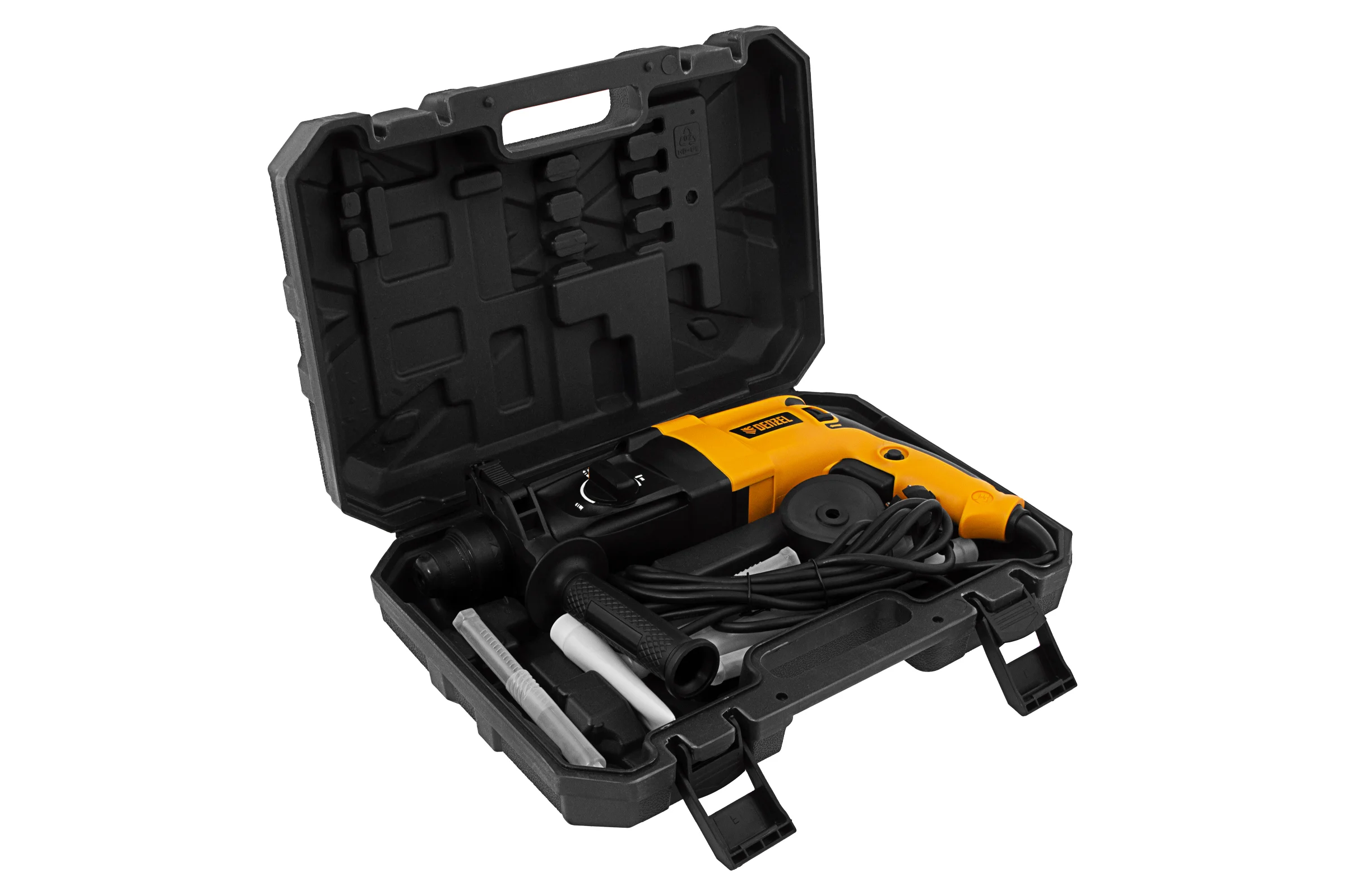 Электрический перфоратор Denzel rhh-800-26, sds-plus, 800 вт, 3 дж, 3 плюс 1 режим 26607