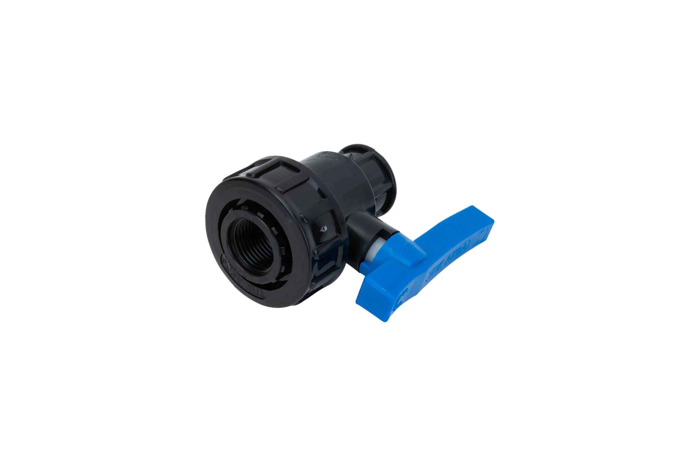 Шаровой компрессионный кран ПОЛИТЭК ВР/ВР 1/2x1/2 ТПК-АКВА, 551221212