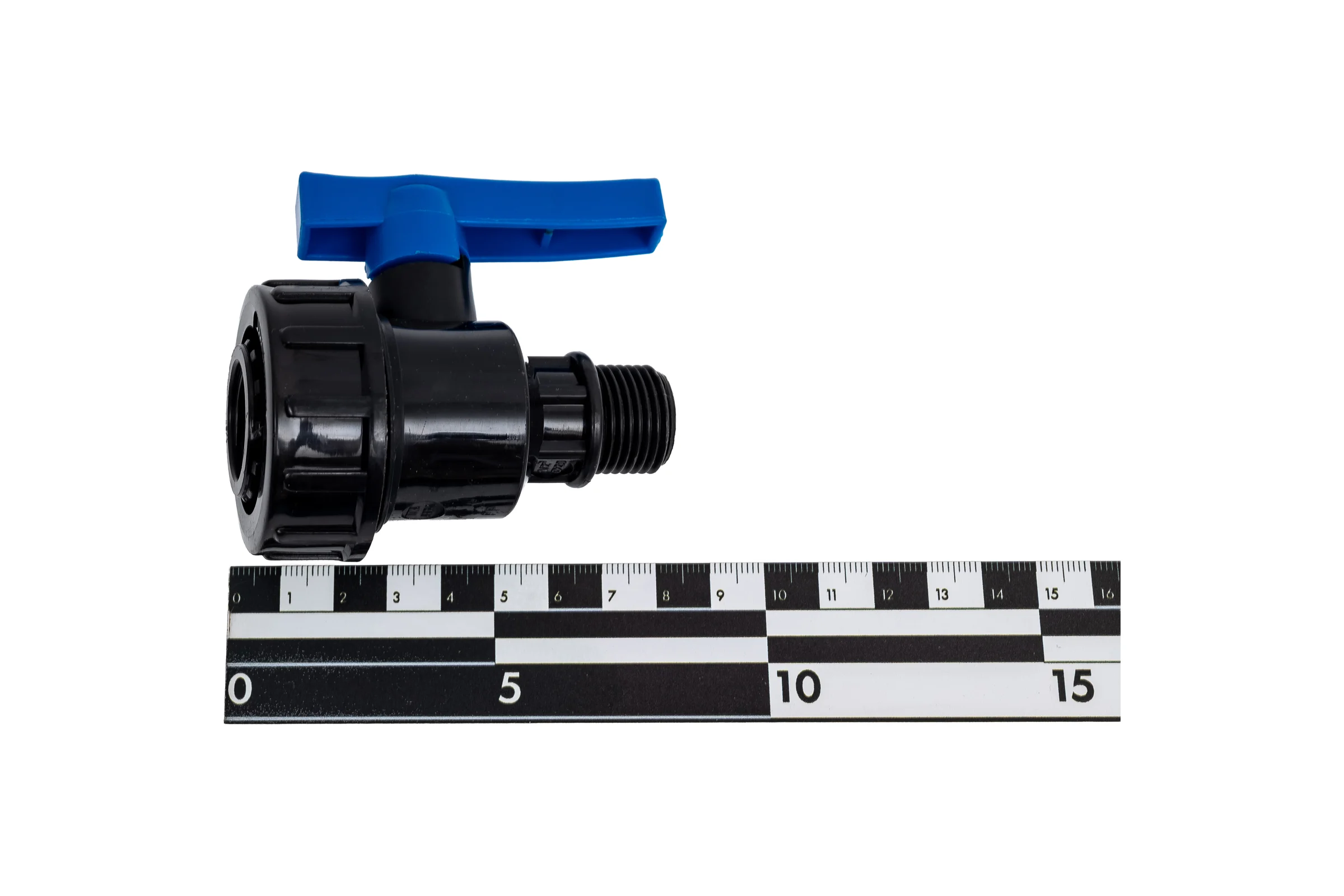 Шаровой компрессионный кран ПОЛИТЭК ВР/НР 1/2x1/2 ТПК-АКВА, 552221212