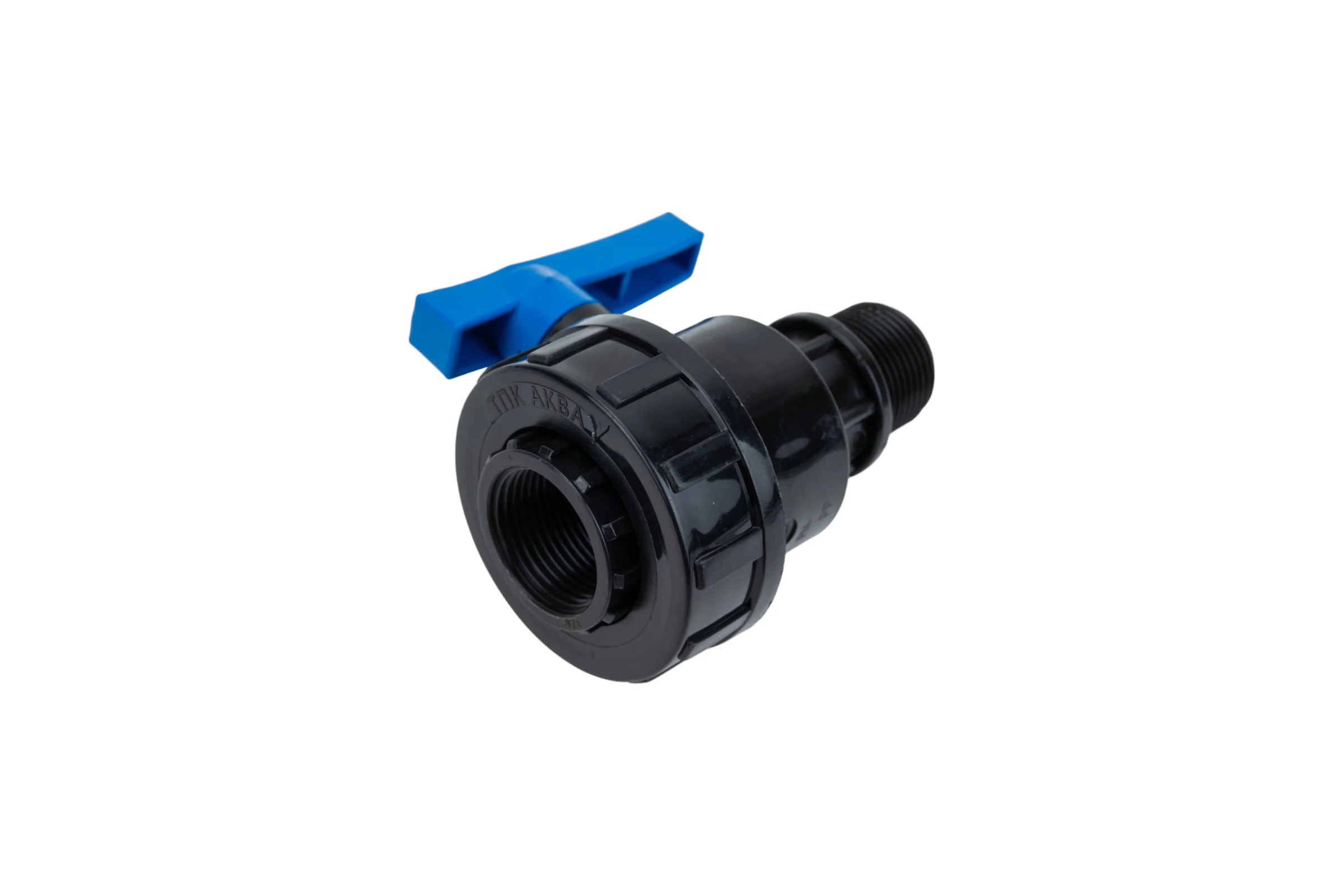 Шаровой компрессионный кран ПОЛИТЭК ВР/НР 3/4x3/4 ТПК-АКВА, 552223434