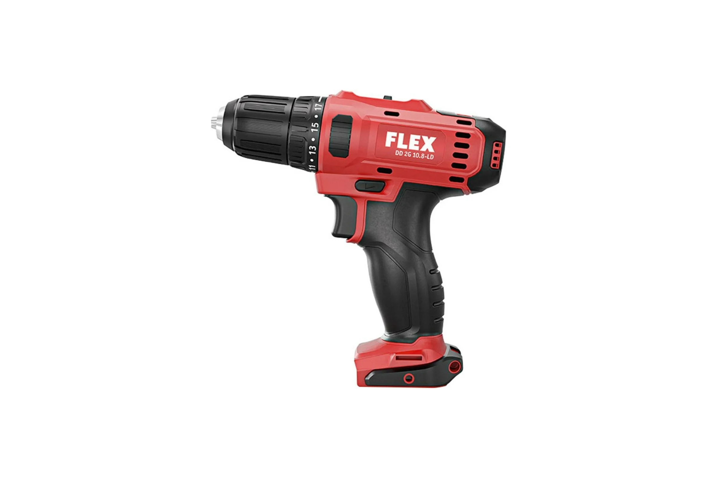 Двухскоростной аккумуляторный шуруповерт FLEX DD 2G 10.8-LDBC/2.5 516155