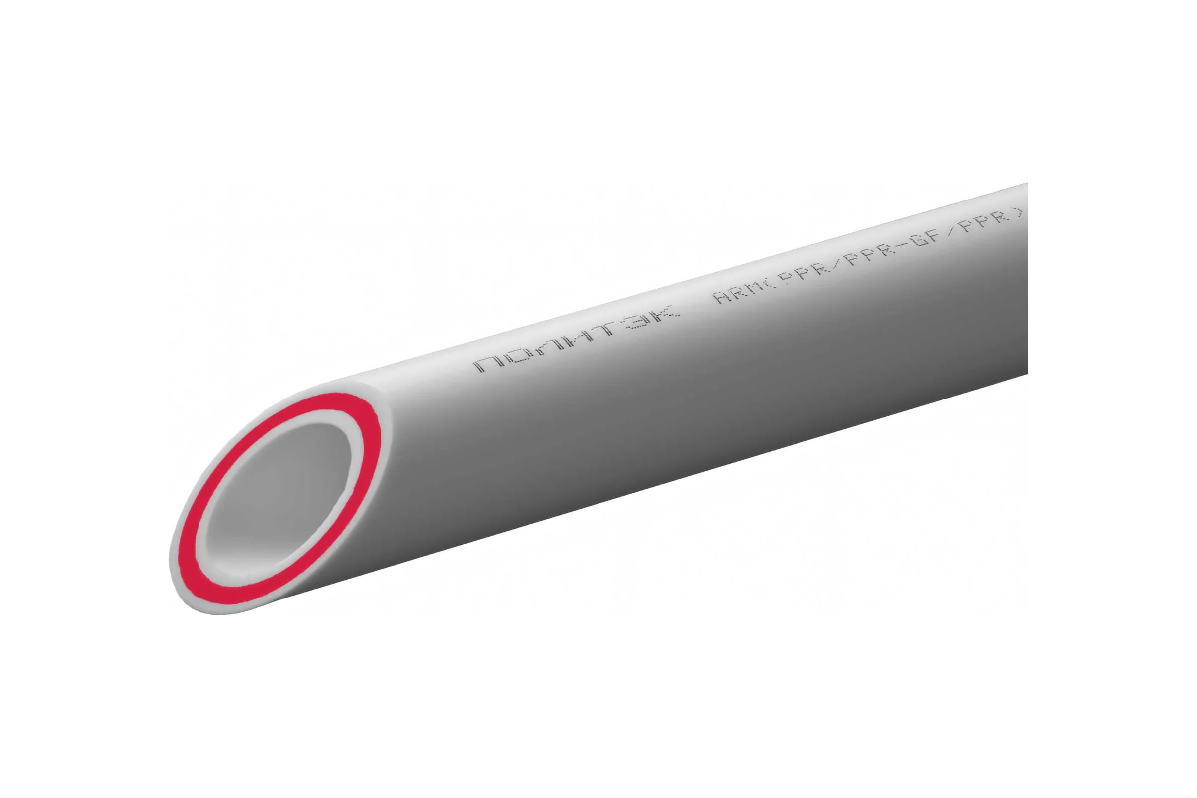 Труба ПОЛИТЭК PPRC PN 25 ф20x3,4 (2 м) армир.стекл. (БЕЛЫЕ) 9125020034/2