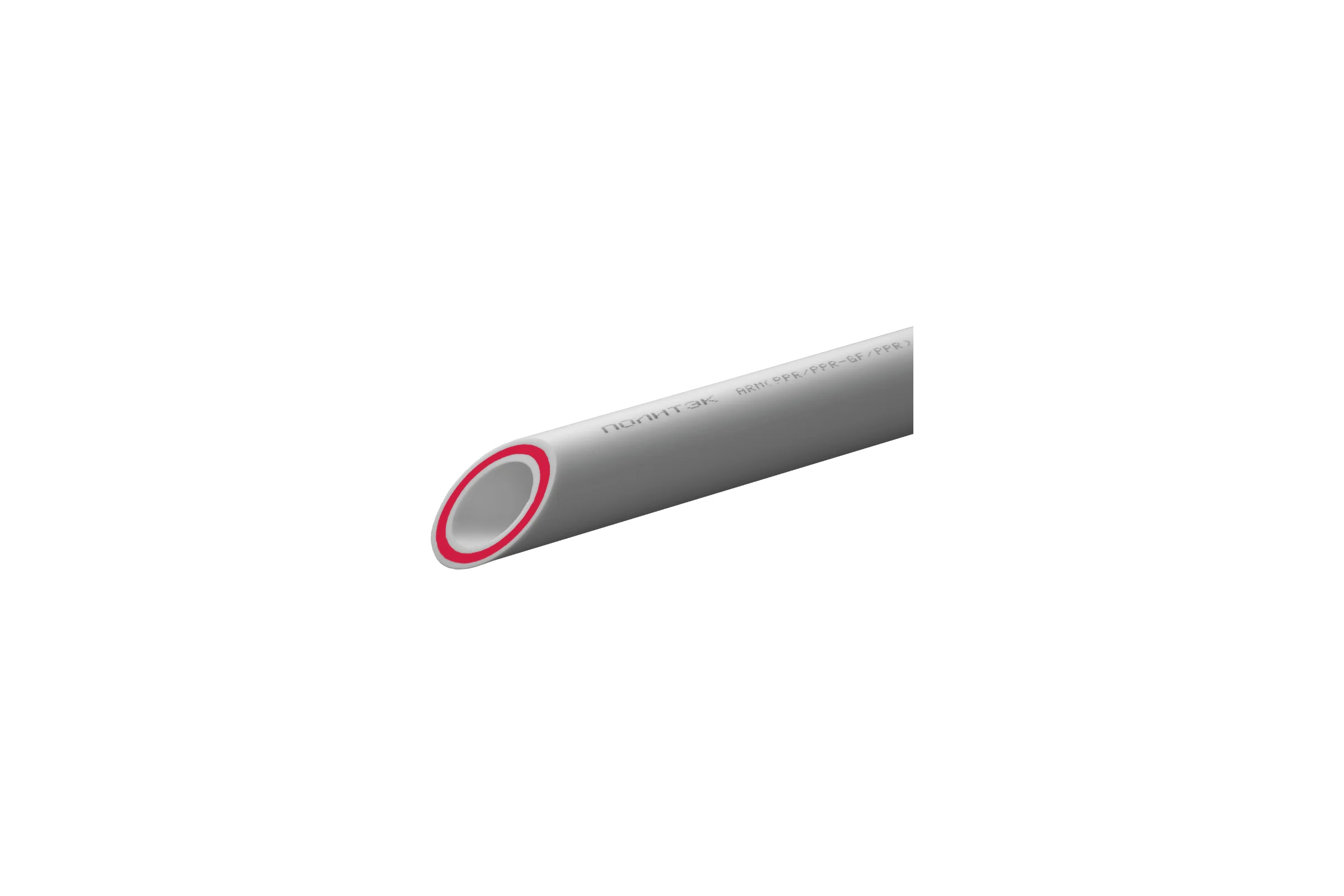 Труба ПОЛИТЭК PPRC PN 25 ф25x4,2 (2 м) армир.стекл. (БЕЛЫЕ) 9125025042/2