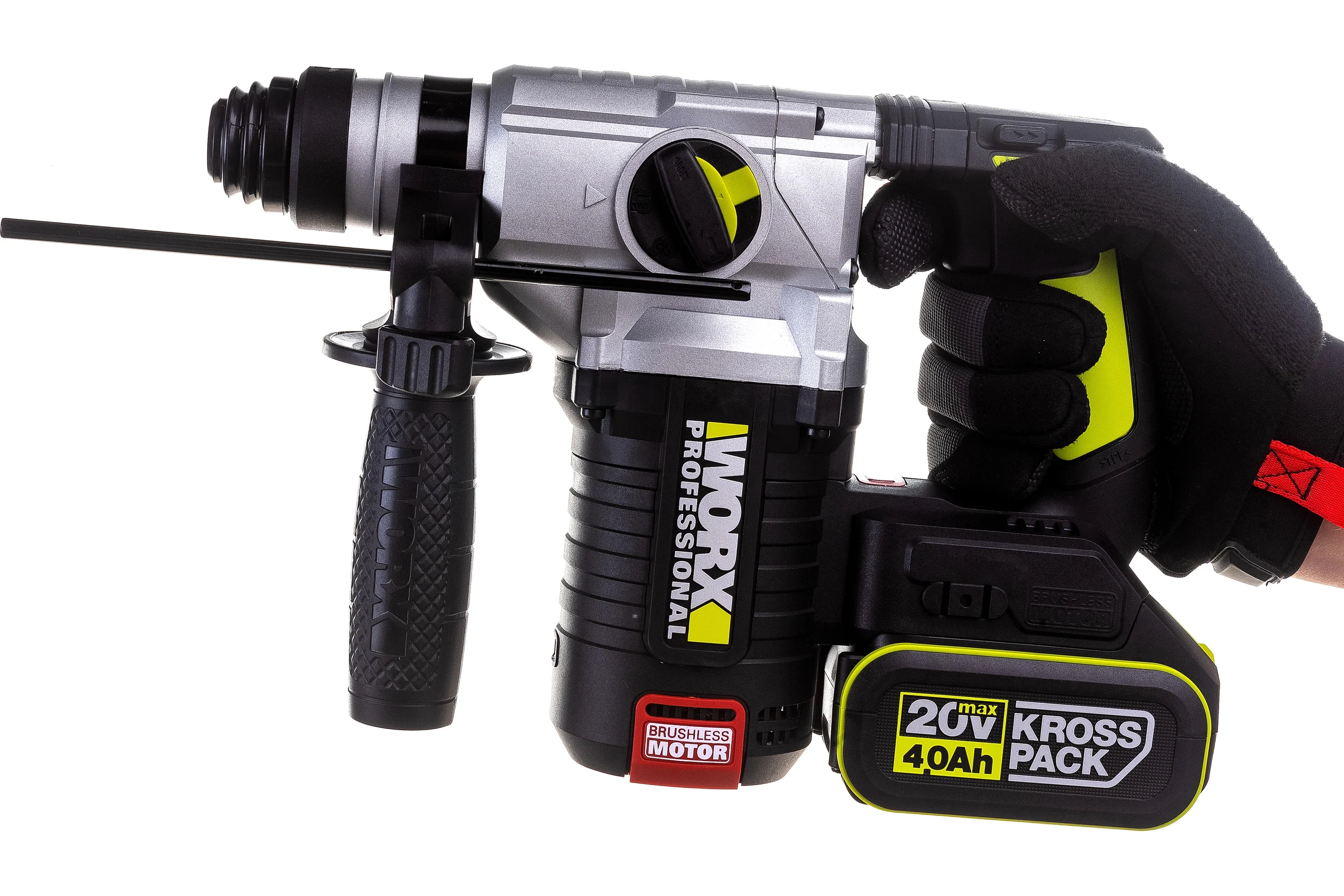 Аккумуляторный перфоратор WORX Professional WU388