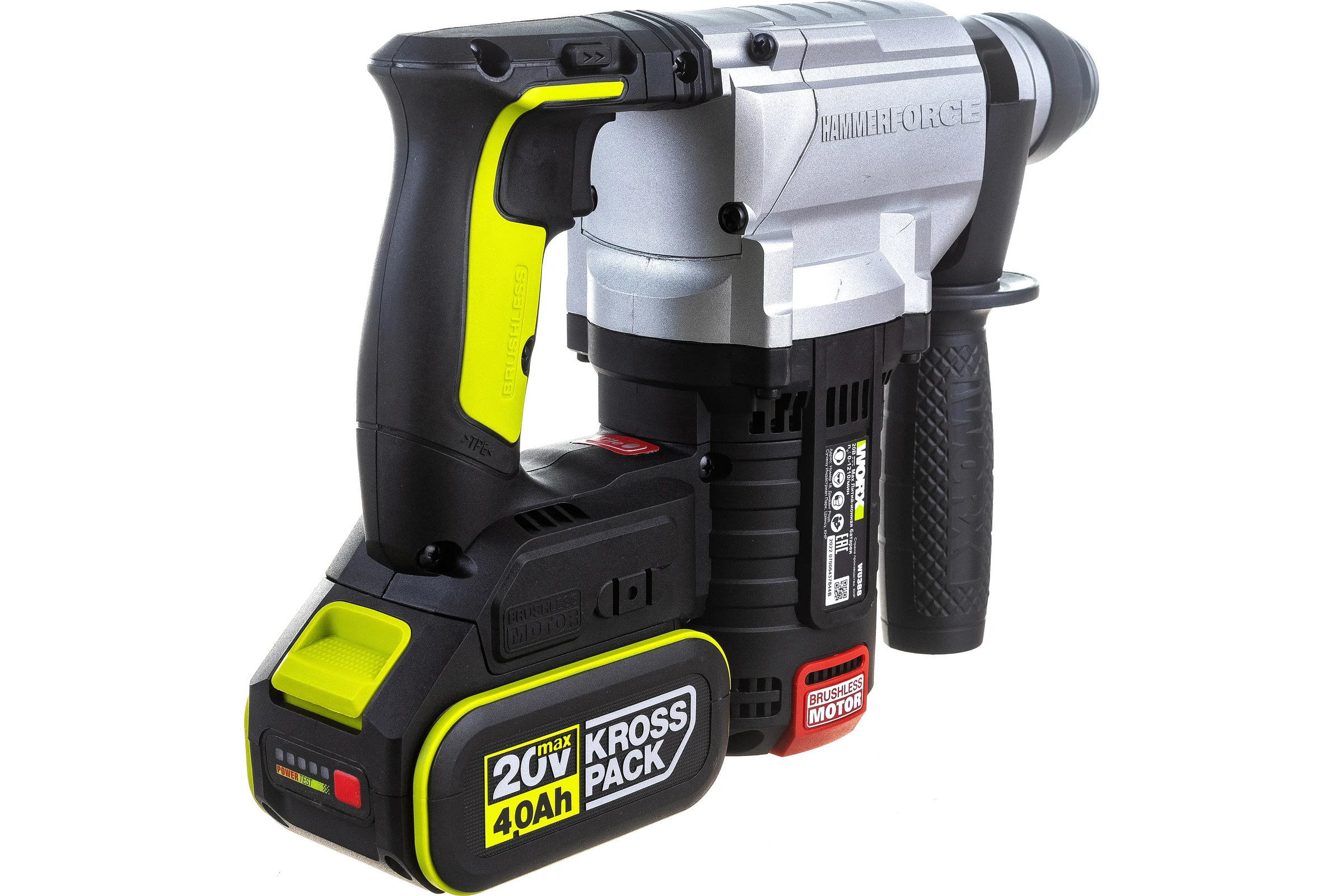 Аккумуляторный перфоратор WORX Professional WU388
