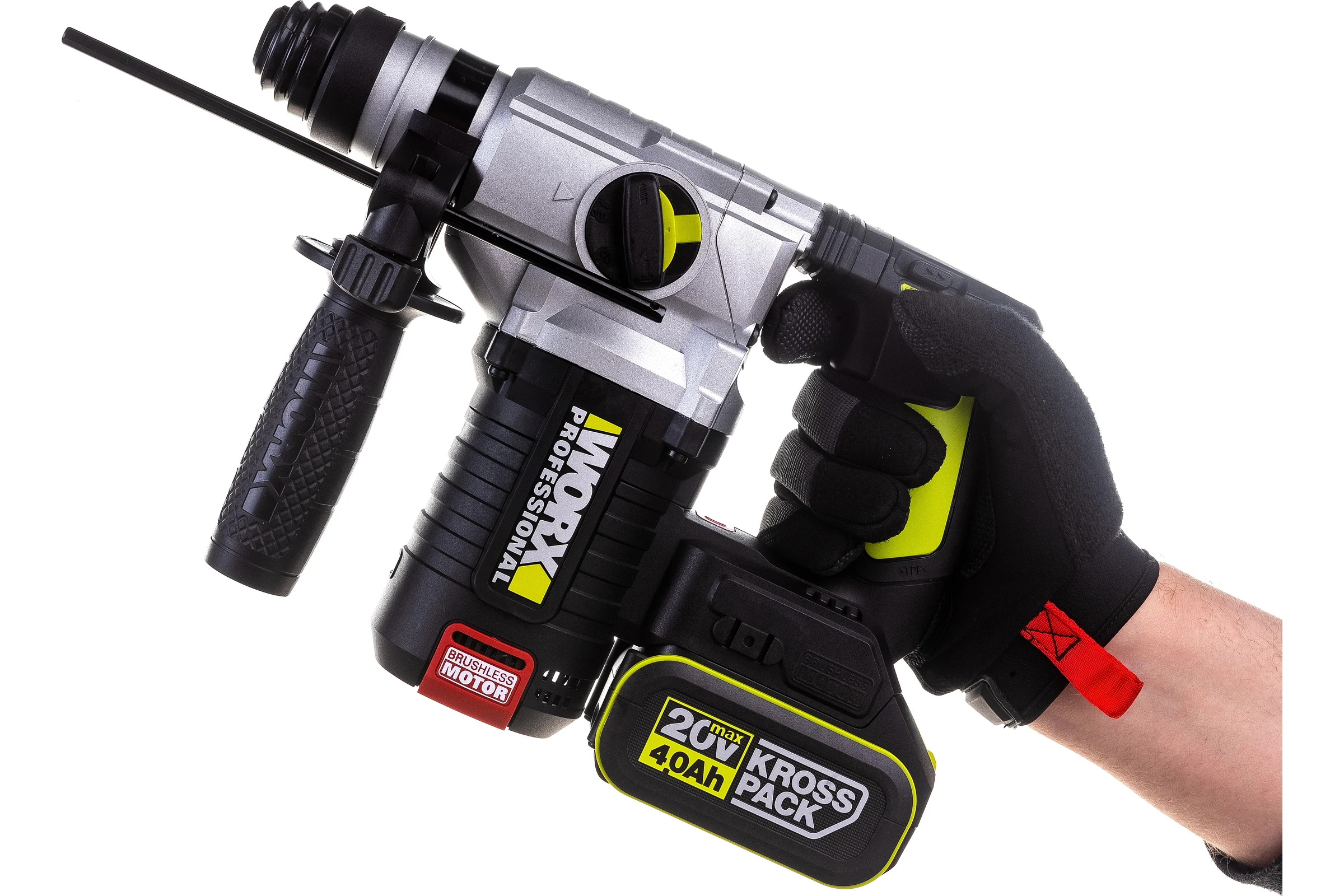 Аккумуляторный перфоратор WORX Professional WU388
