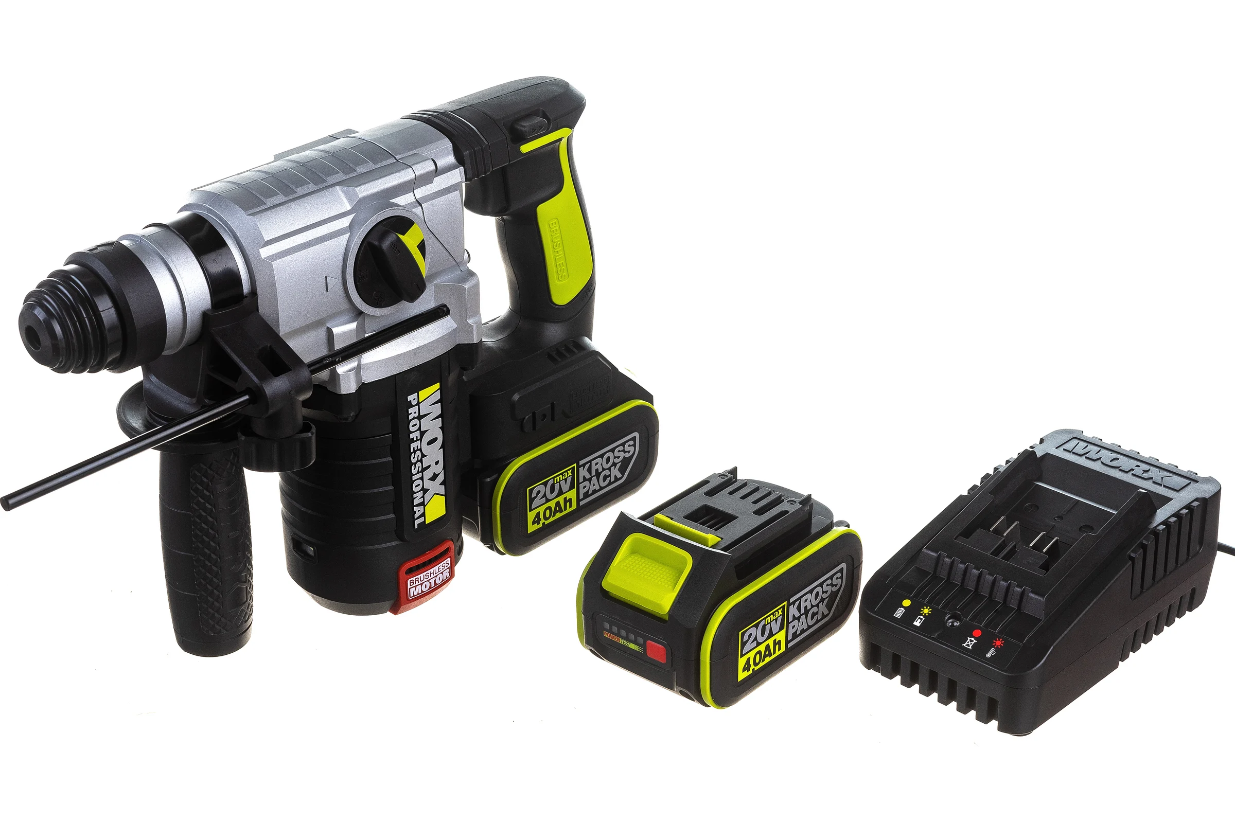Аккумуляторный перфоратор WORX Professional WU388