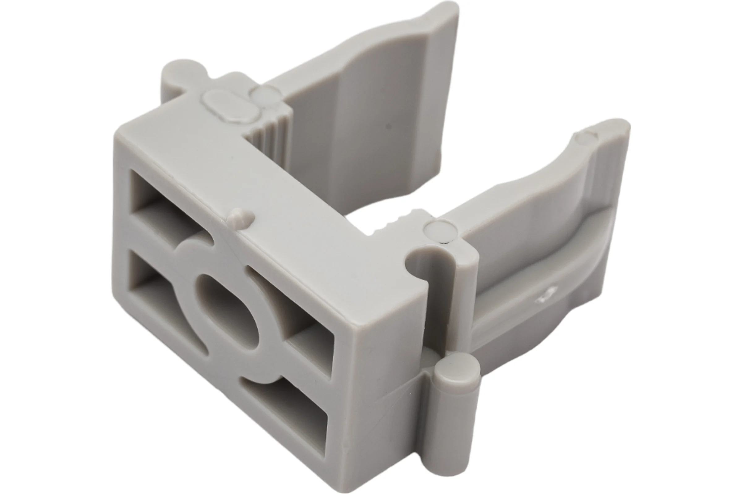 Крепежная клипса для монтажа газовым монтажным пистолетом FIXPISTOLS F-CPE16 серая, 100 шт. 2-2-4-4614