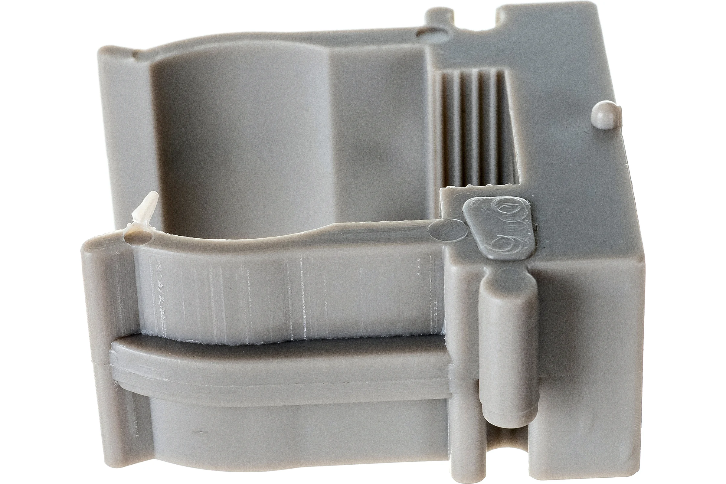 Крепежная клипса для монтажа газовым монтажным пистолетом FIXPISTOLS F-CPE20 серая, 100 шт. 2-2-4-4621